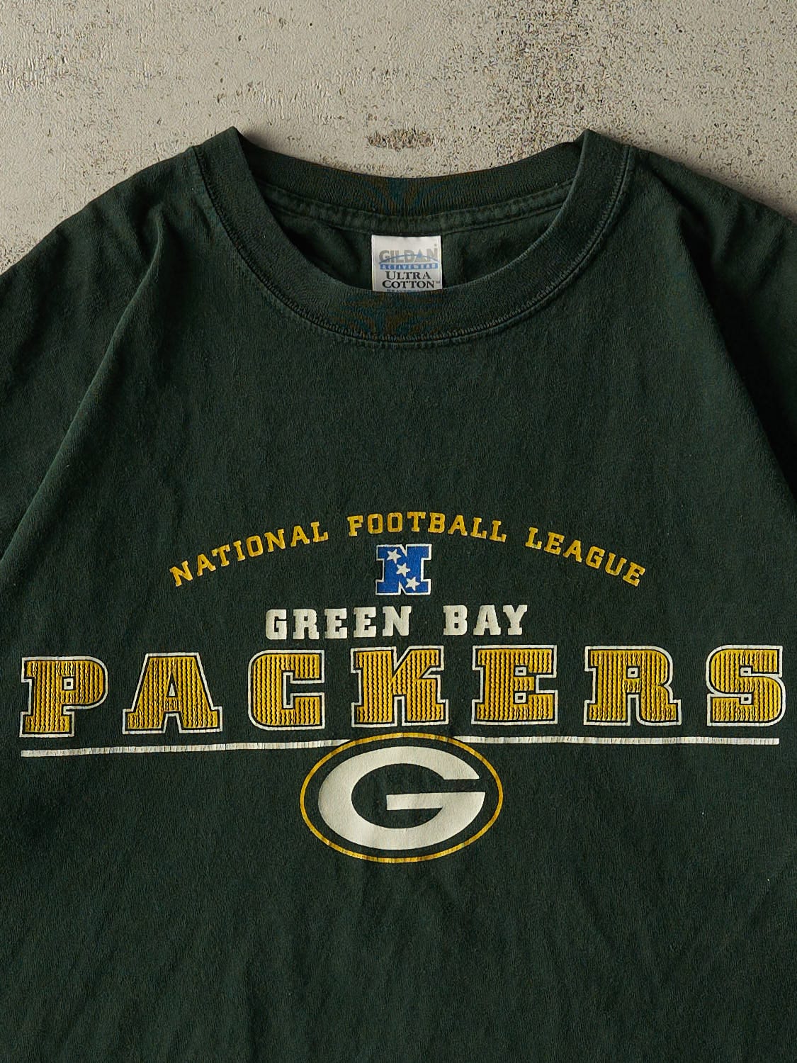 Vintage Y2K Green Green Bay Packers Tee (XL)