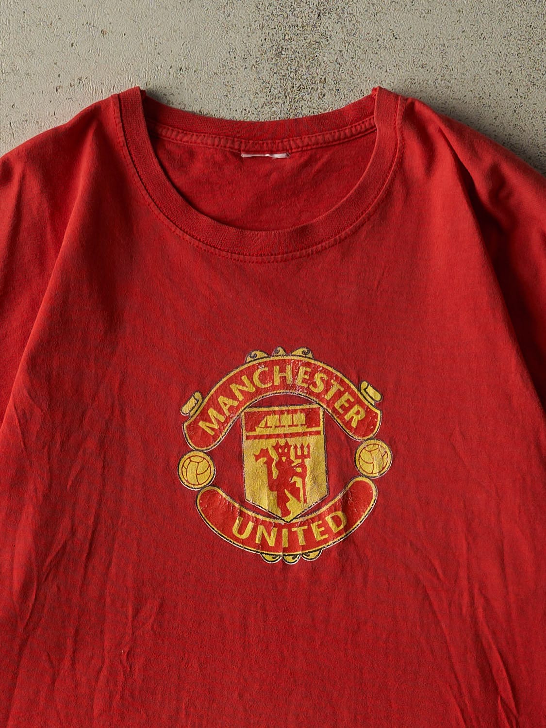 Vintage Y2K Red Manchester United Tee (L/XL)