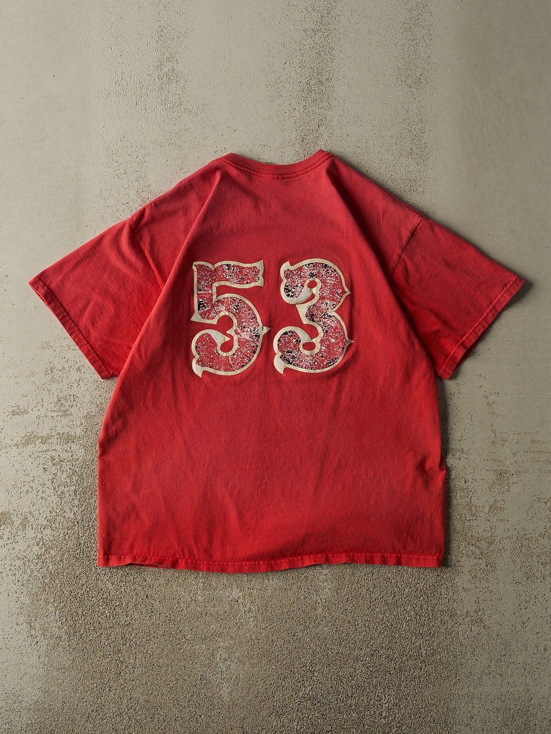 Vintage Y2K Sun Faded Red Boston Red Sox #53 Tee (L/XL)