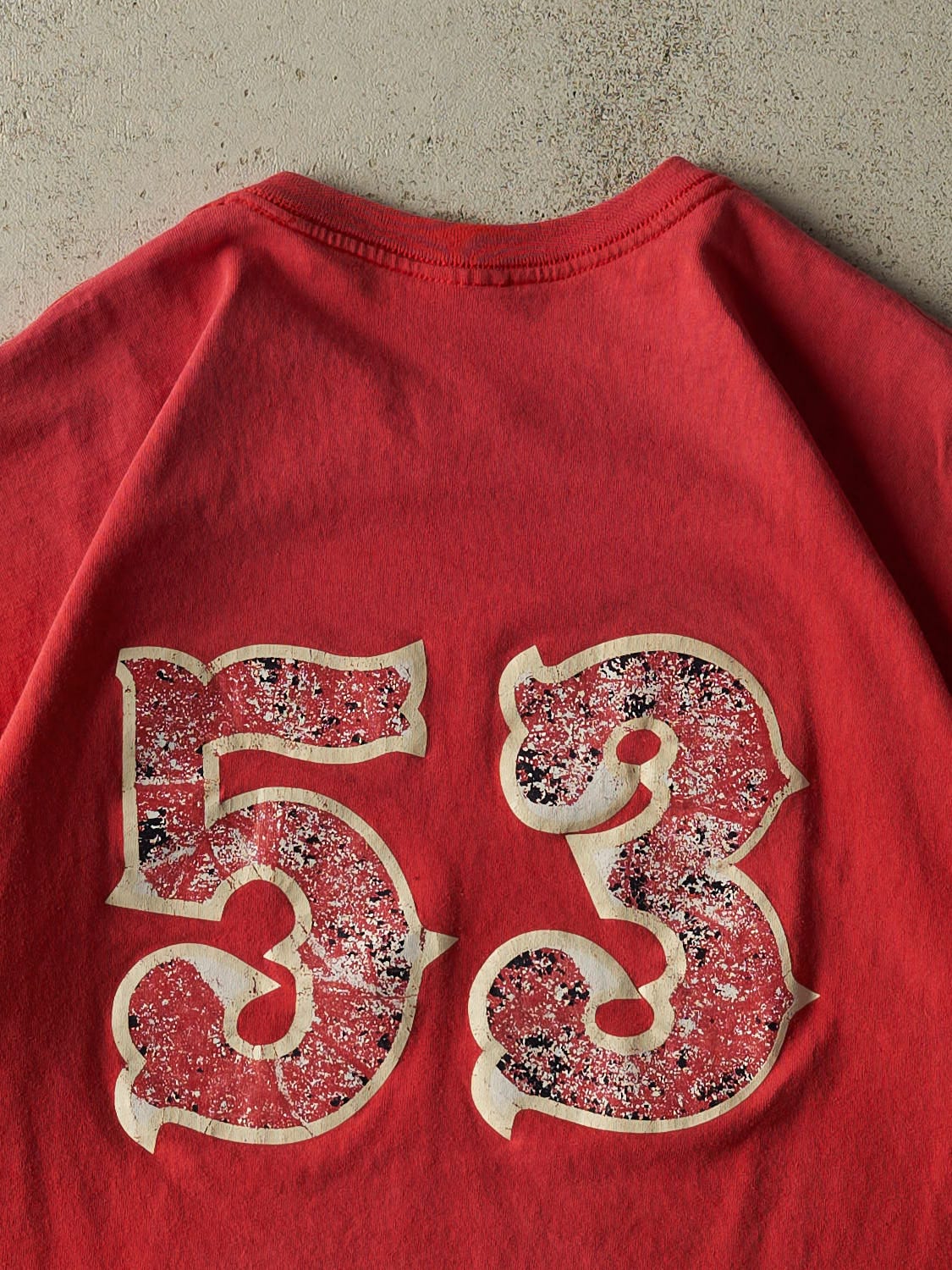 Vintage Y2K Sun Faded Red Boston Red Sox #53 Tee (L/XL)