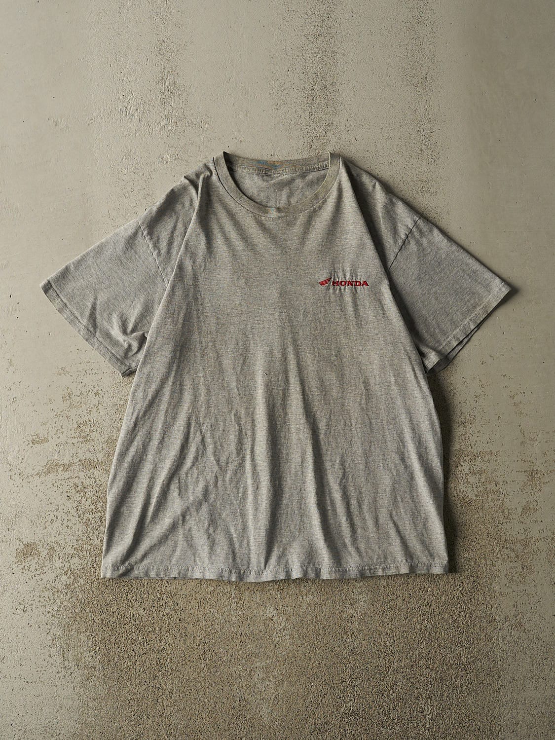 Vintage Y2K Grey Honda Racing Tee (L/XL)