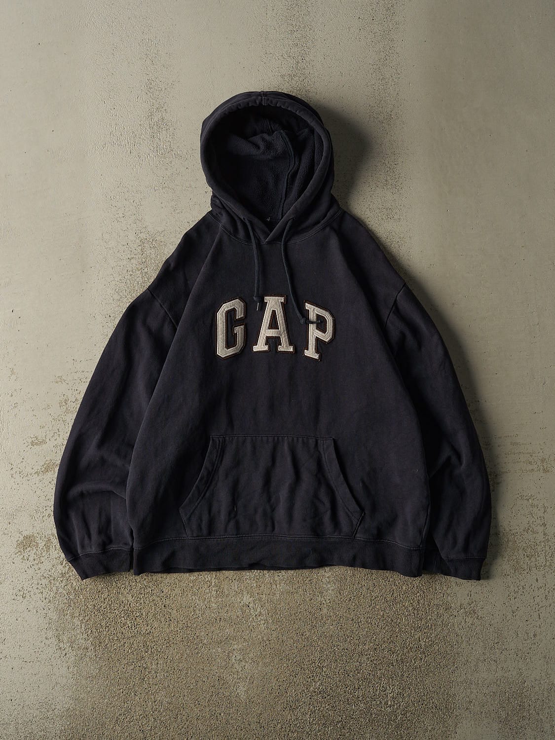 Vintage 90s Navy Blue Gap Embroidered Hoodie (L/XL)