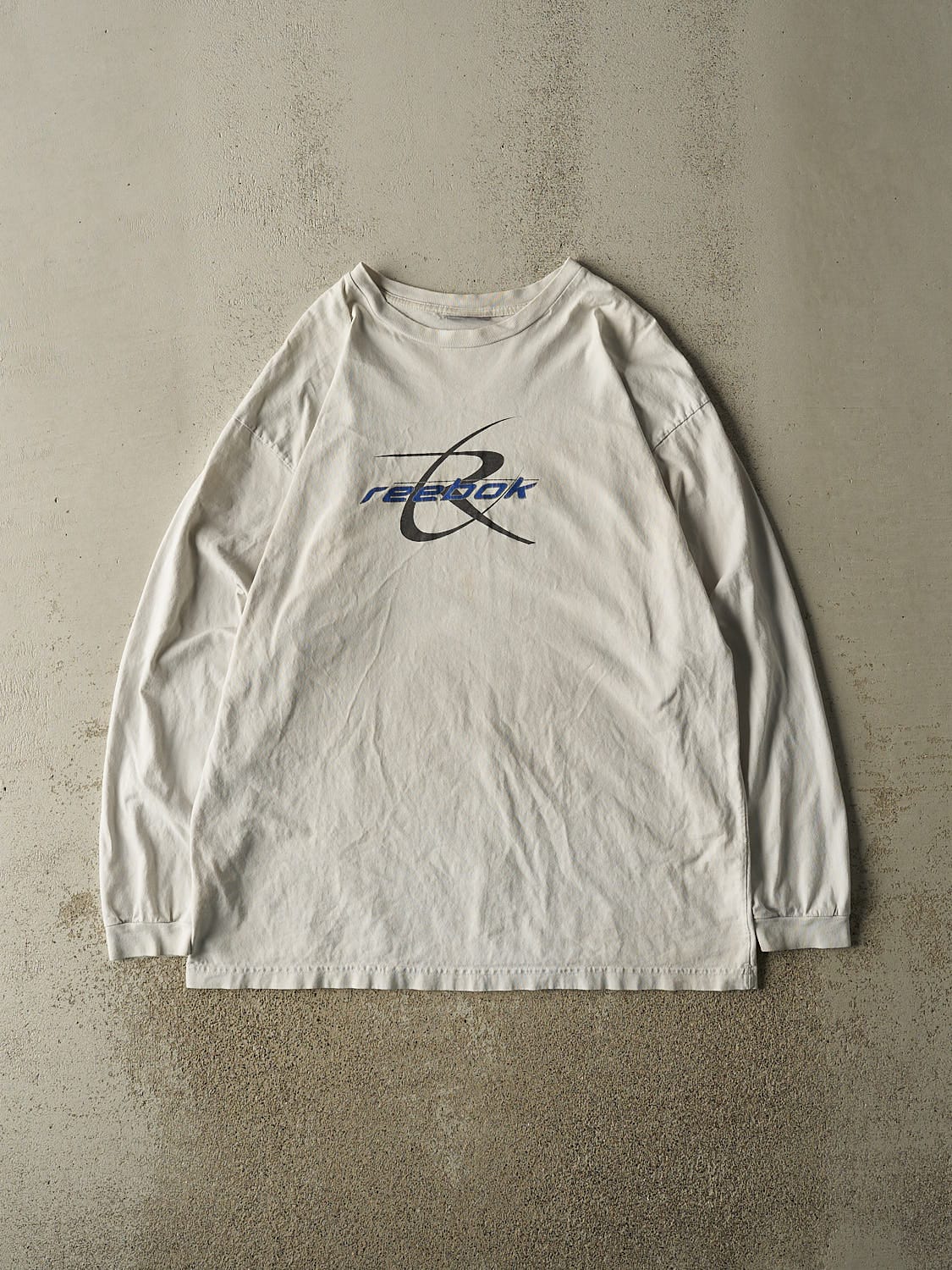 Vintage 90s Beige Reebok Long Sleeve (L/XL)