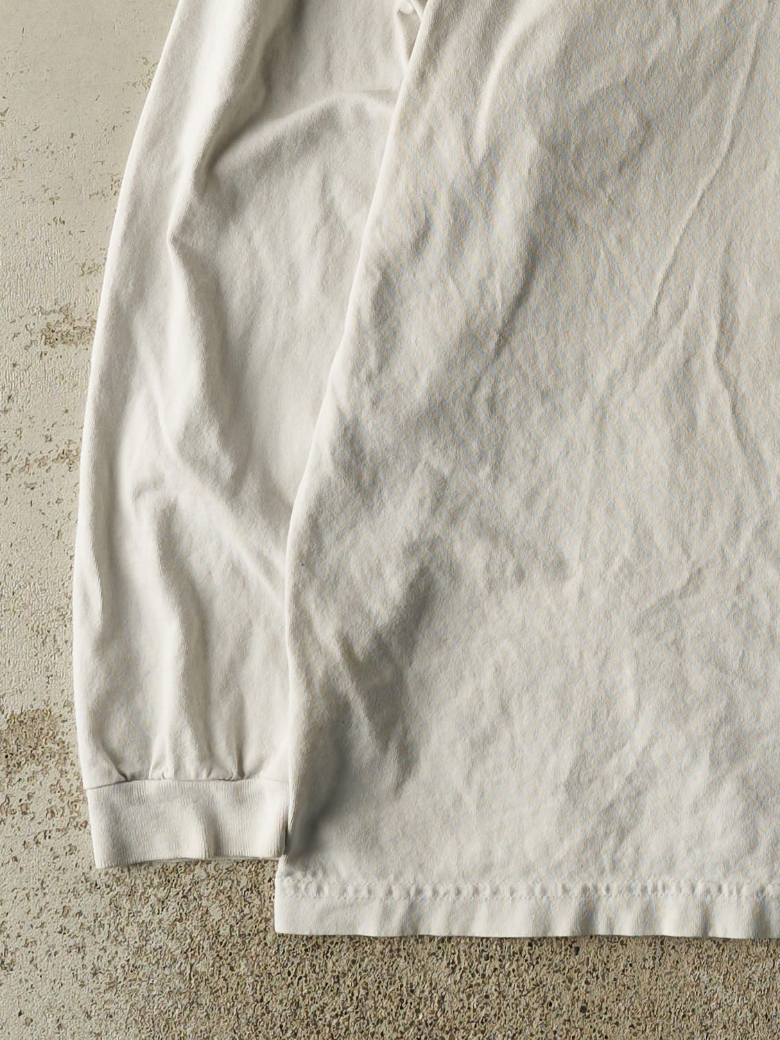 Vintage 90s Beige Reebok Long Sleeve (L/XL)