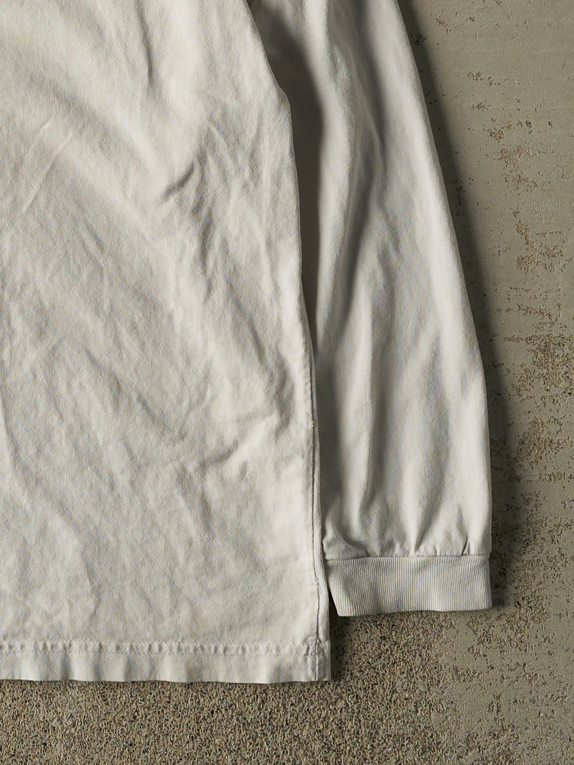 Vintage 90s Beige Reebok Long Sleeve (L/XL)