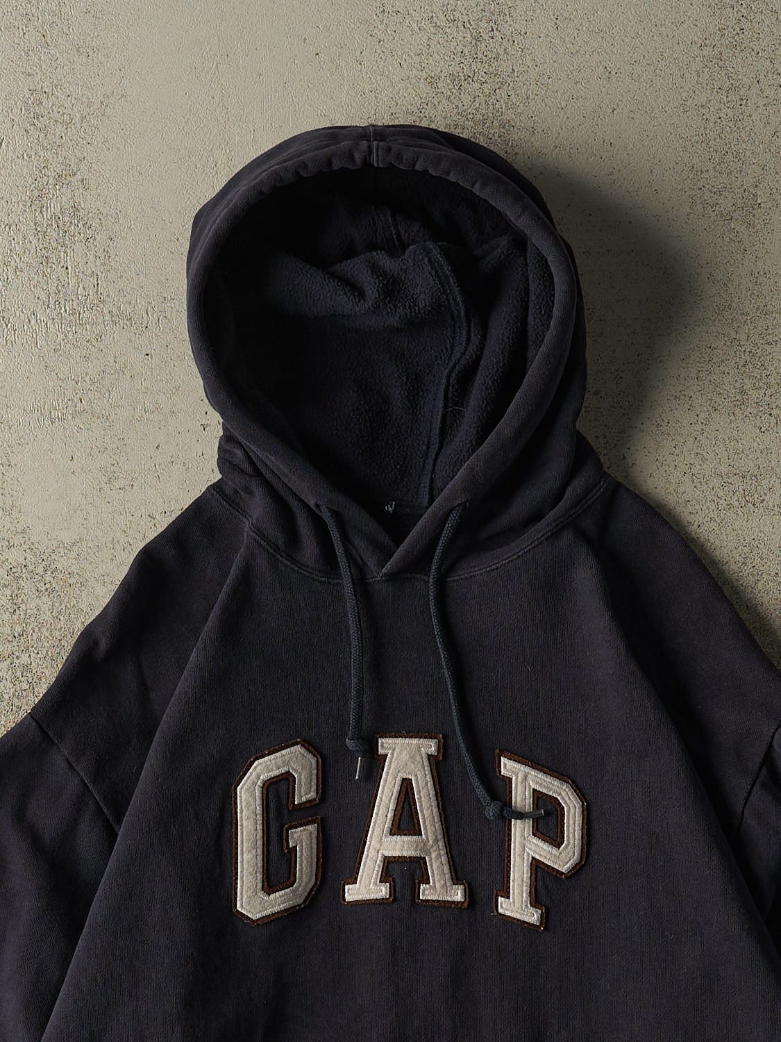 Vintage 90s Navy Blue Gap Embroidered Hoodie (L/XL)