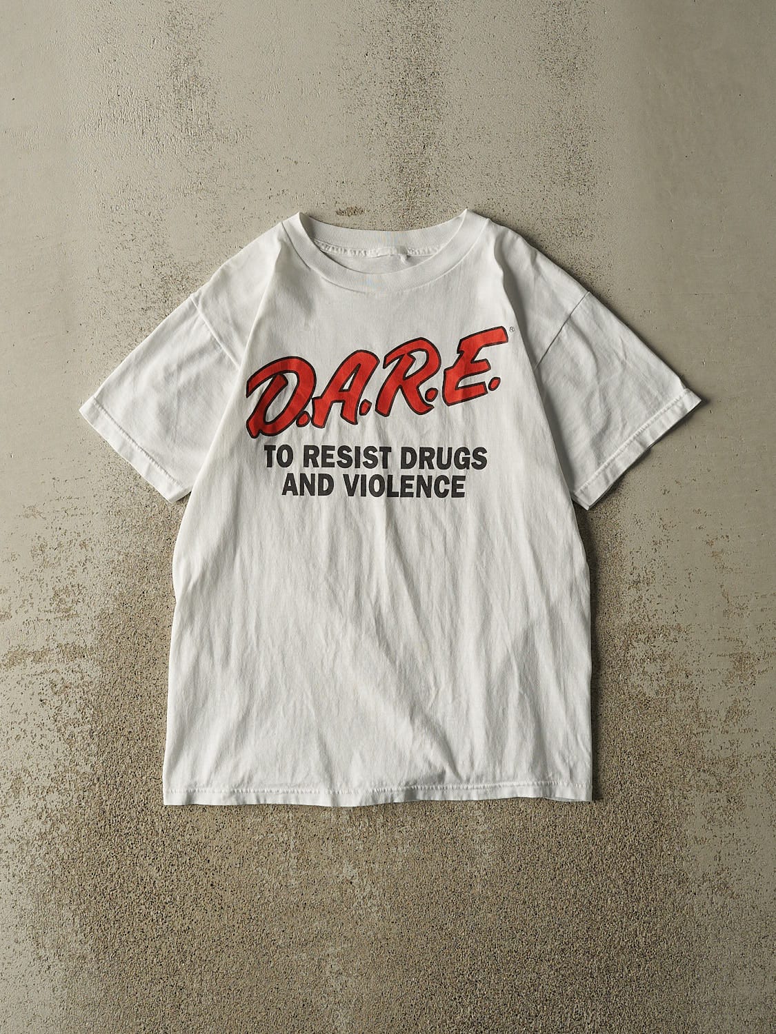 Vintage 90s White DARE Tee (S/M)