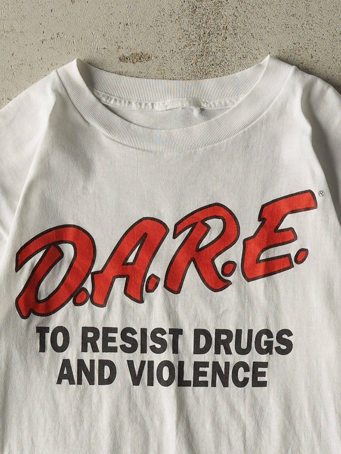 Vintage 90s White DARE Tee (S/M)