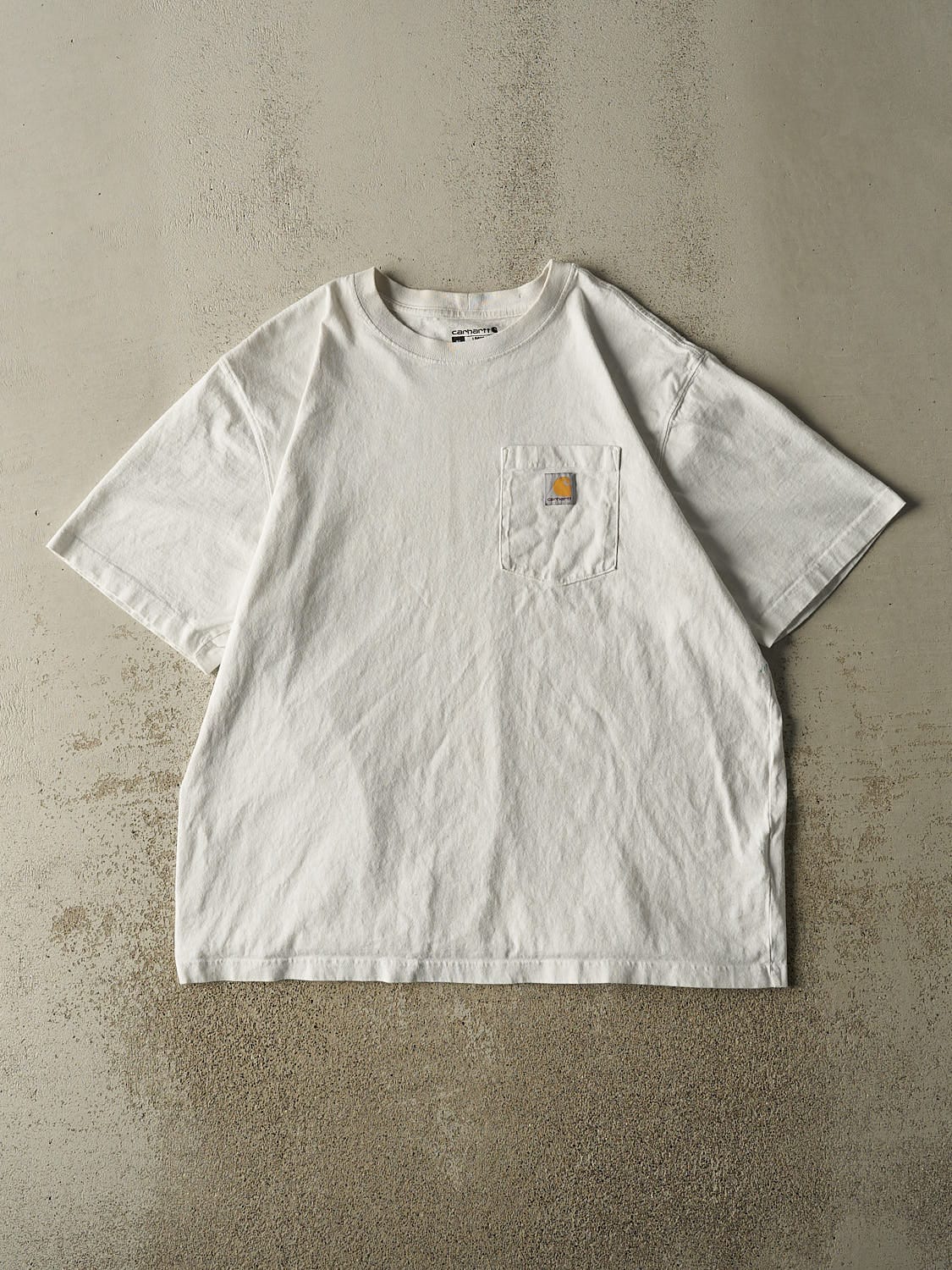Vintage Y2K White Carhartt Pocket Tee (XL/XXL)