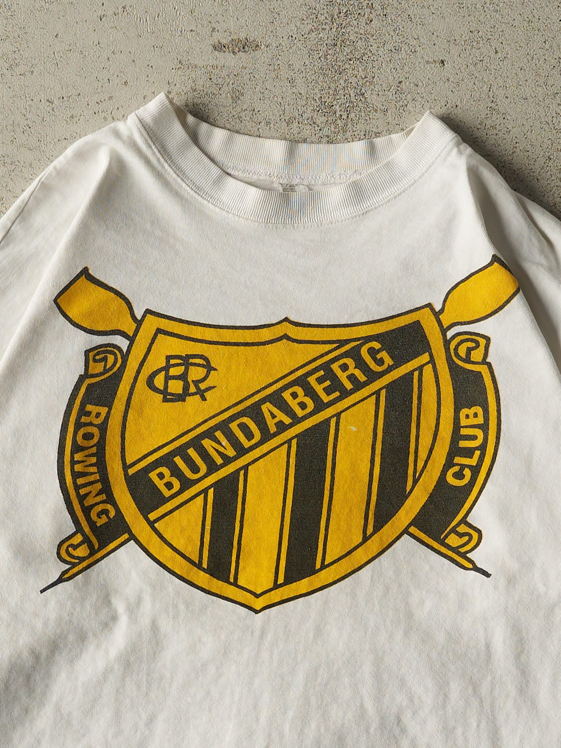 Vintage 90s White Bundaberg Rowing Club Long Sleeve (M)