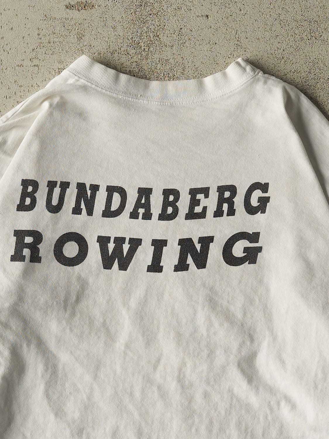 Vintage 90s White Bundaberg Rowing Club Long Sleeve (M)