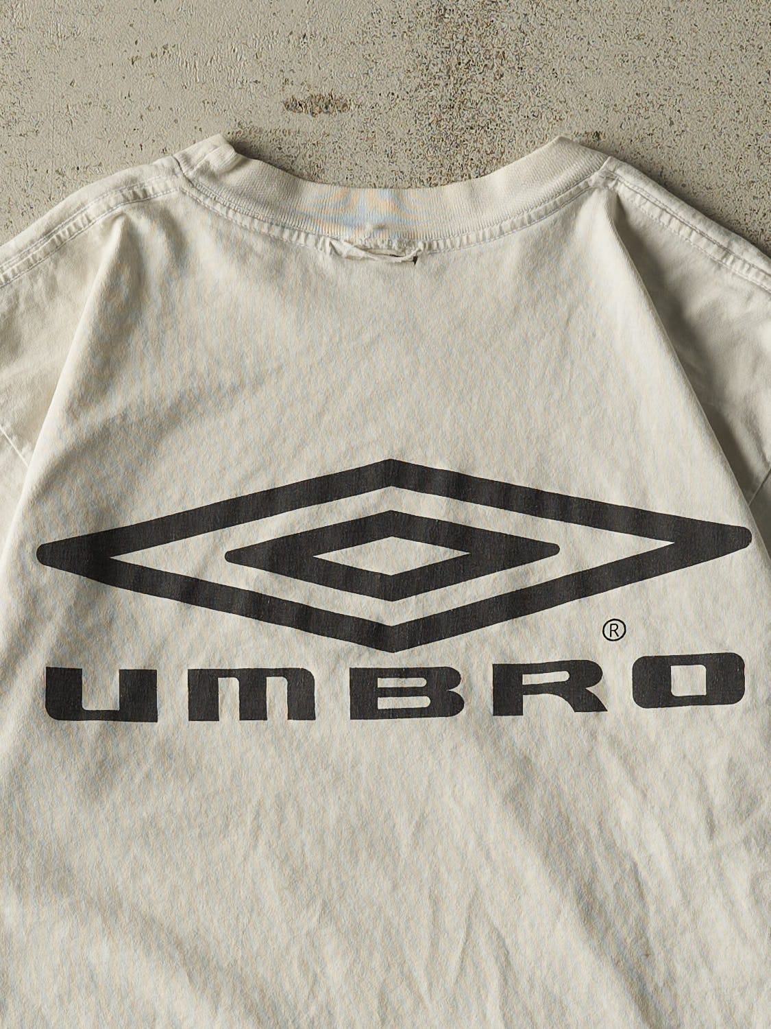 Vintage 90s Beige Umbro Tee (M/L)