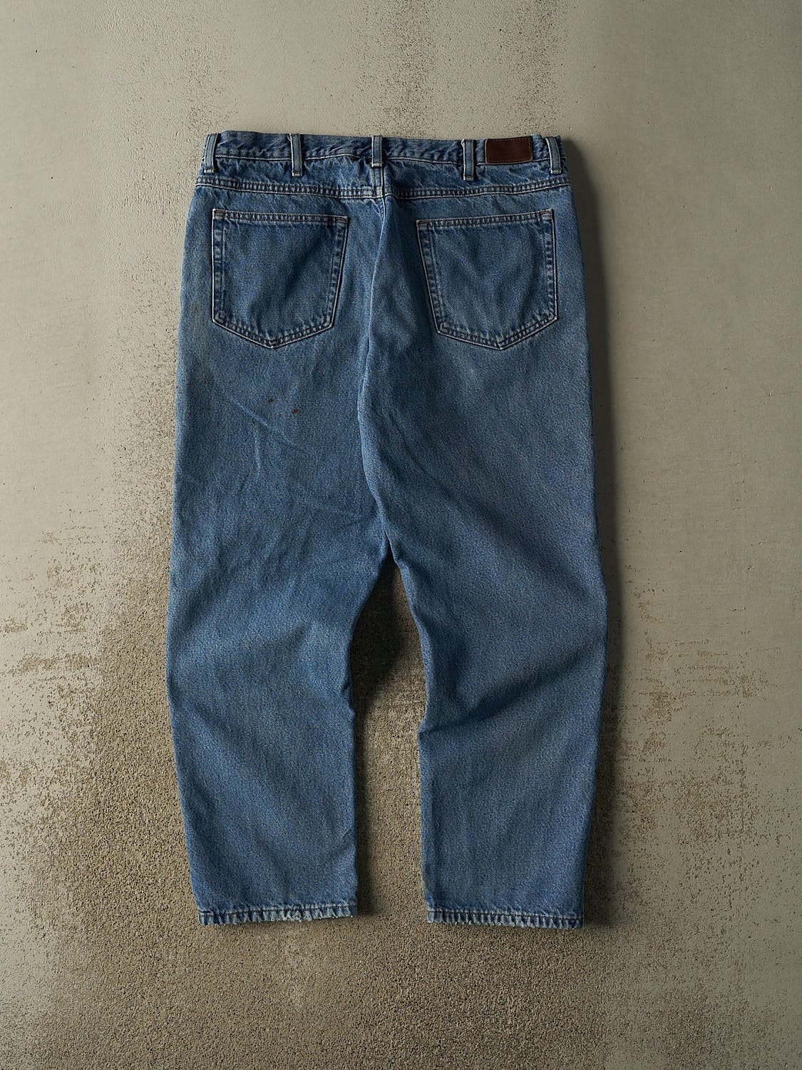 Vintage 90s Light Wash LL Bean Flannel Lined Jeans (37x29.5)