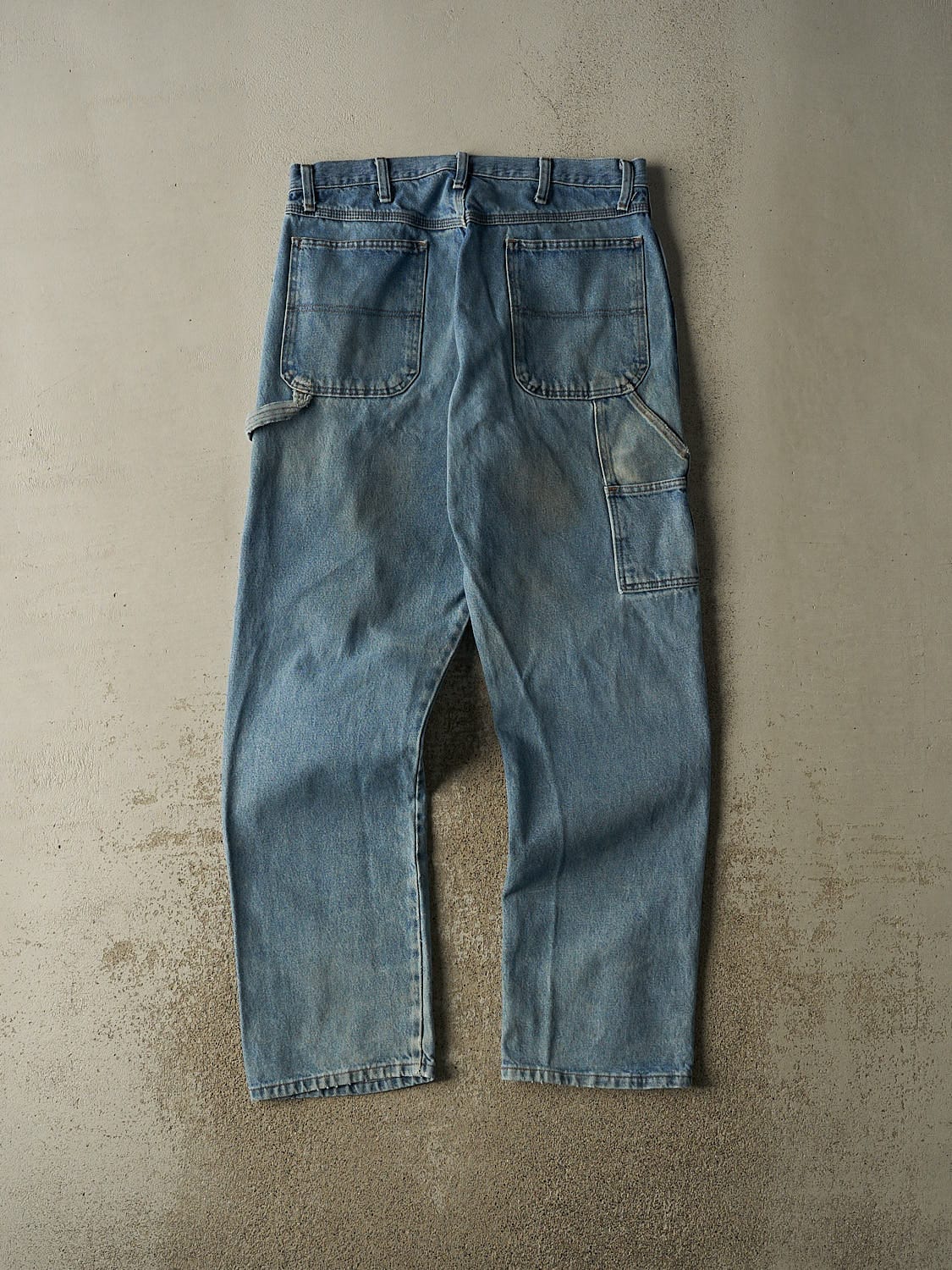 Vintage 90s Light Wash Rustler Carpenter Jeans (34x34)