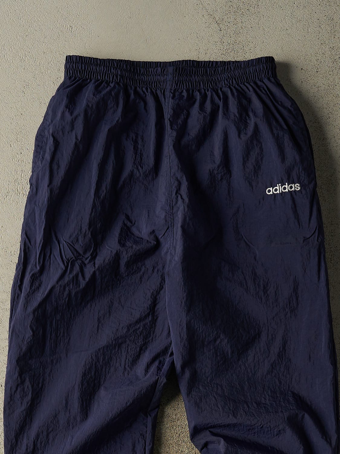 Vintage 90s Navy Blue Adidas Track Pants (28x31)