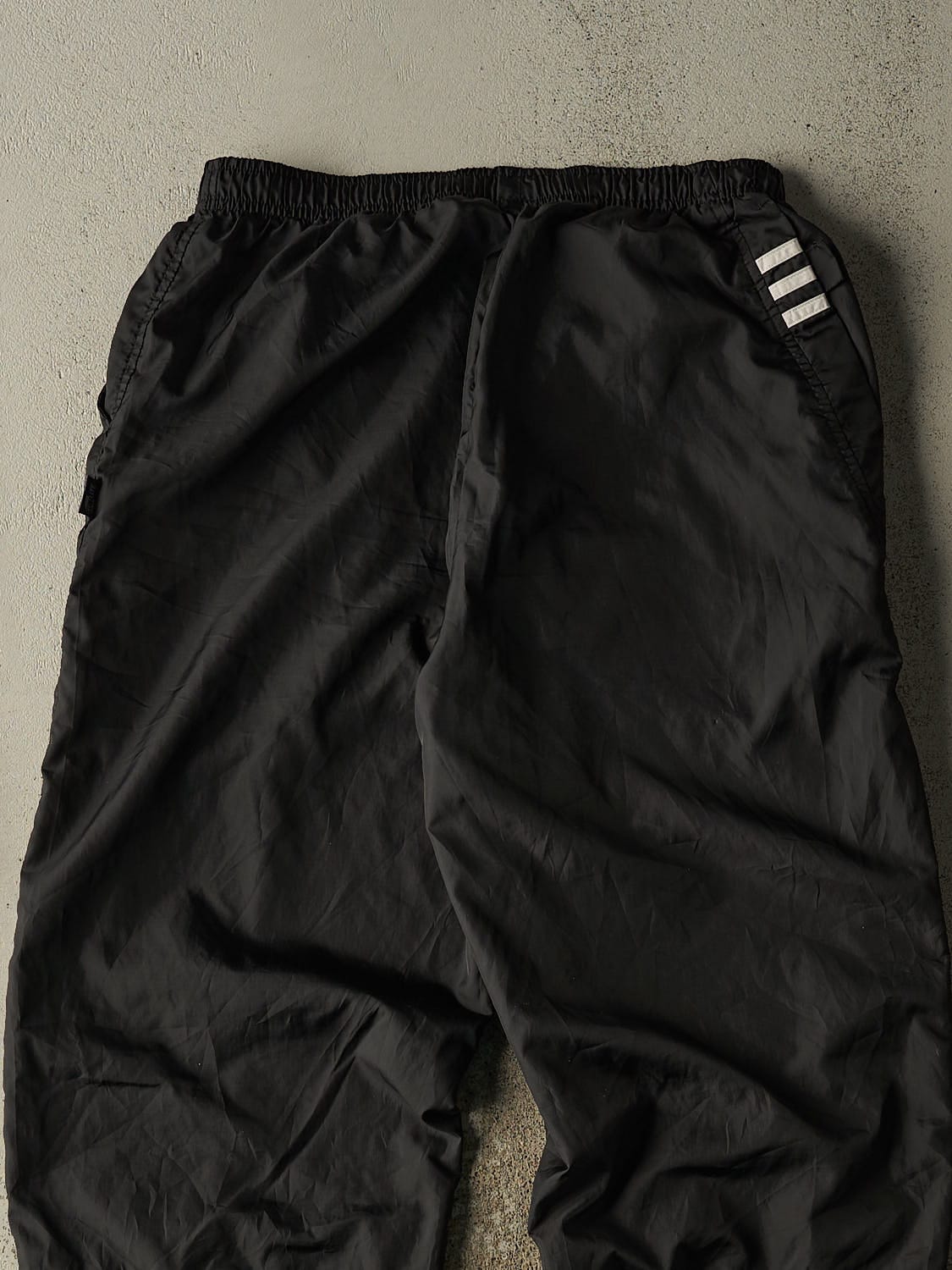 Vintage Y2K Black Adidas Track Pants (30x30.5)