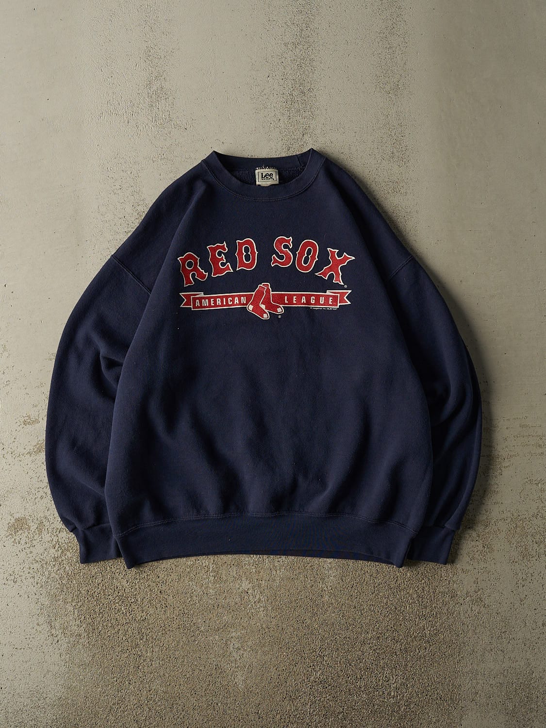 Vintage 07' Navy Blue Boston Red Sox Crewneck (XL)