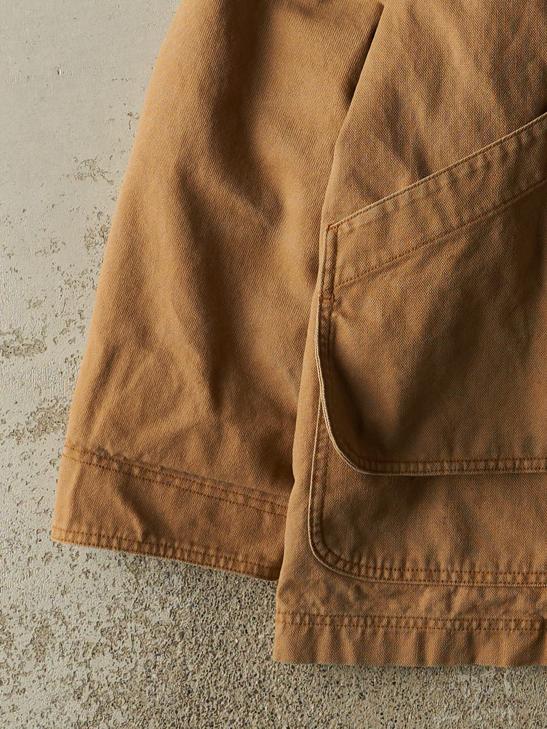 Vintage 90s Camel LL Bean Flannel Lined Chore Jacket (M/L)