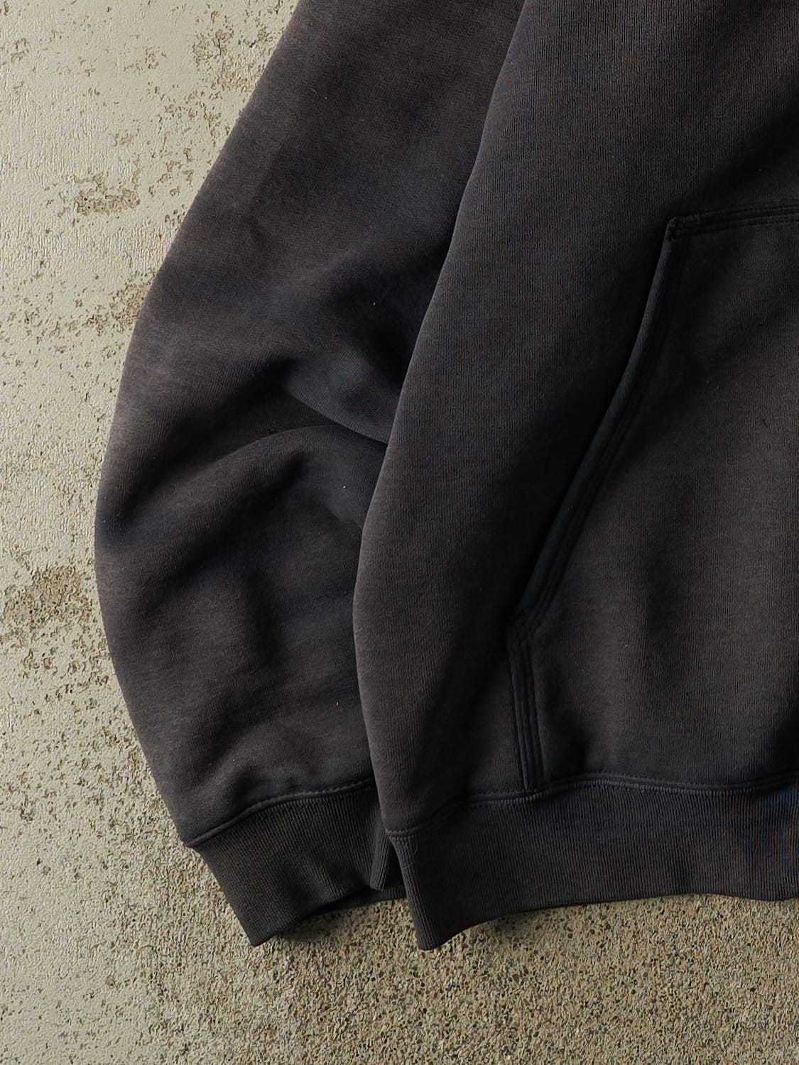 Vintage 90s Sun Faded Navy Carhartt Quilt Lined Heavyweight Zip Up Hoodie (XL)