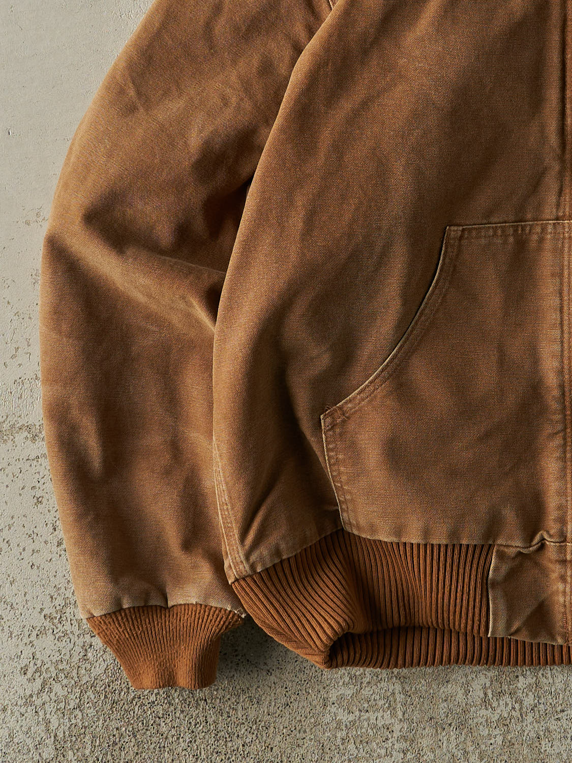 Vintage Y2K Camel Carhartt Hooded Active Jacket (M/L)