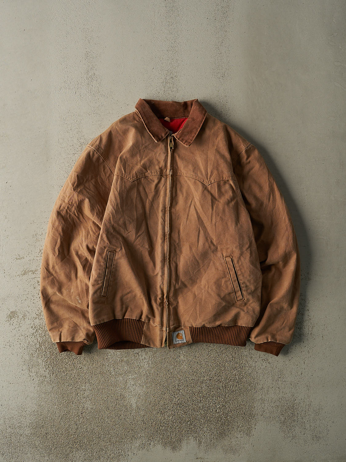 Vintage 90s Beige Carhartt Santa Fe Jacket (XL)