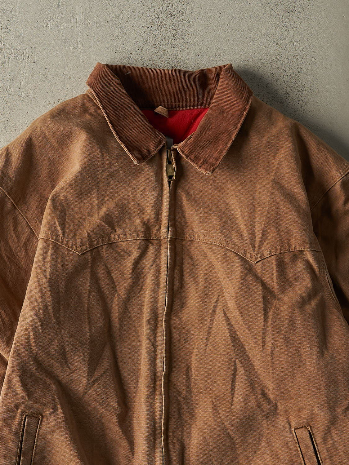 Vintage 90s Beige Carhartt Santa Fe Jacket (XL)