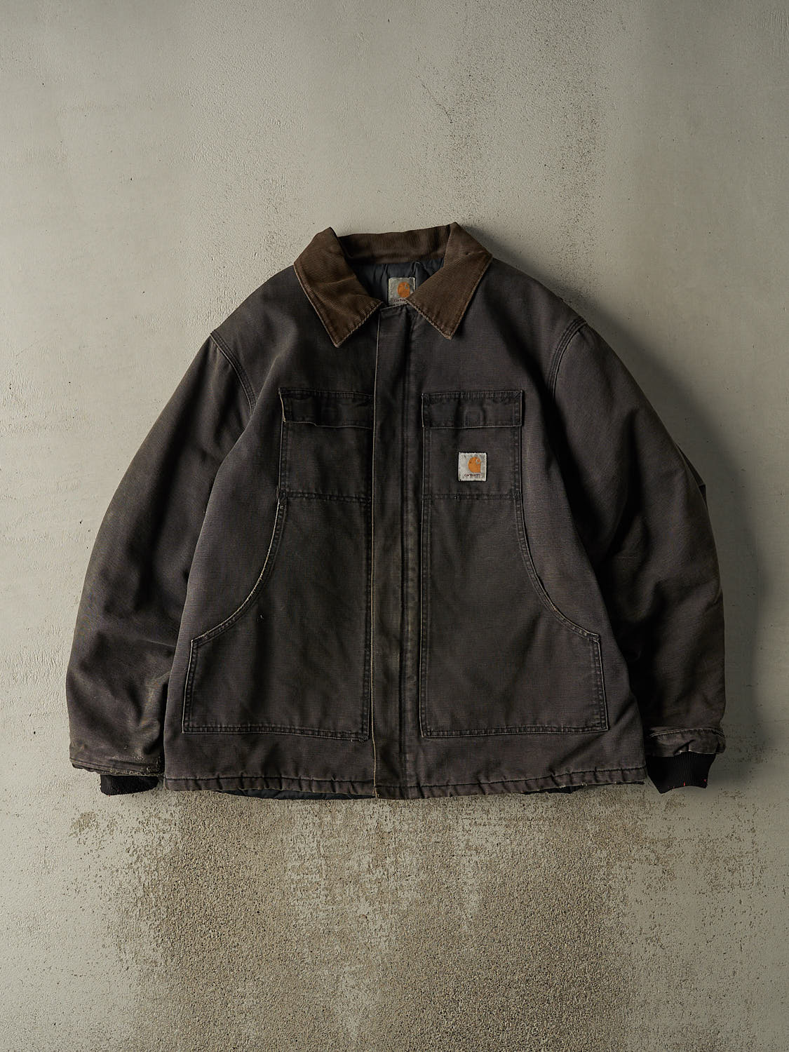 Vintage 90s Charcoal Grey Carhartt Arctic Jacket (XL/XXL)