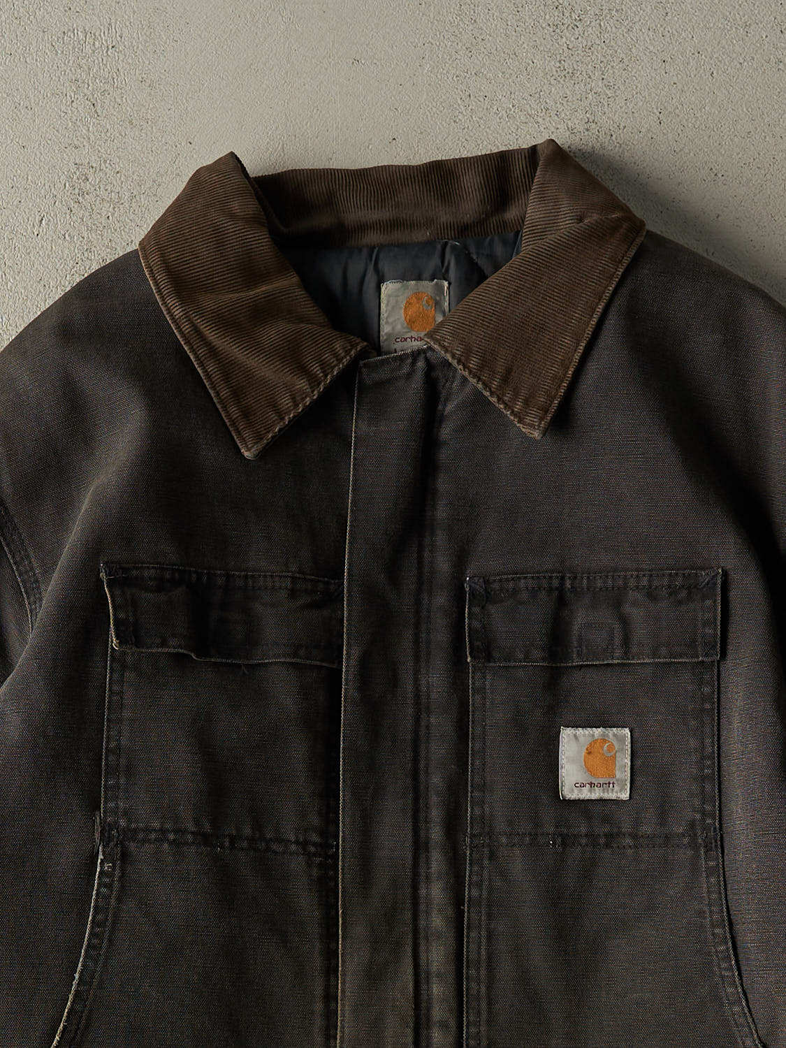 Vintage 90s Charcoal Grey Carhartt Arctic Jacket (XL/XXL)