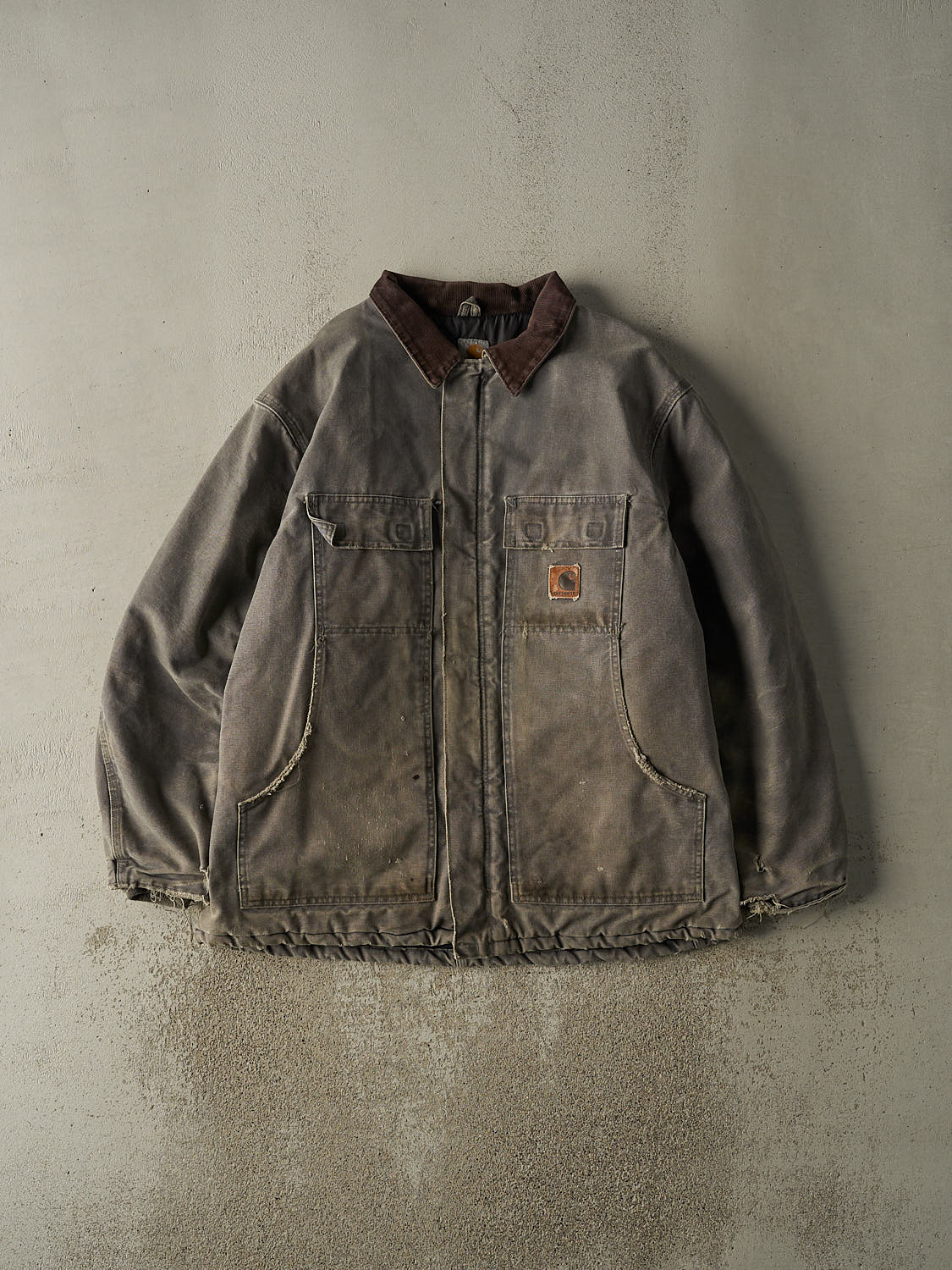 Vintage 90s Slate Grey Carhartt Arctic Jacket (XL)