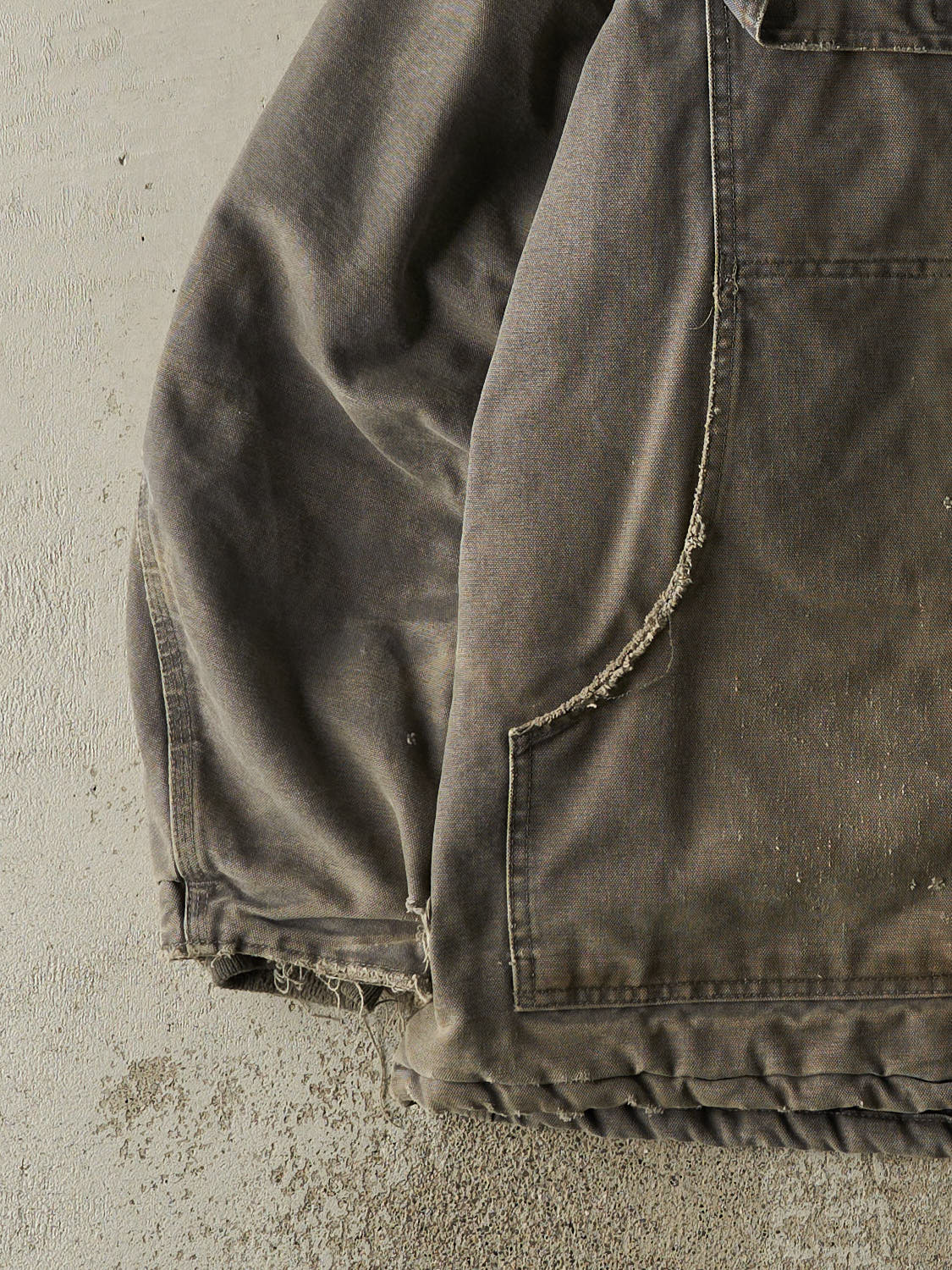 Vintage 90s Slate Grey Carhartt Arctic Jacket (XL)