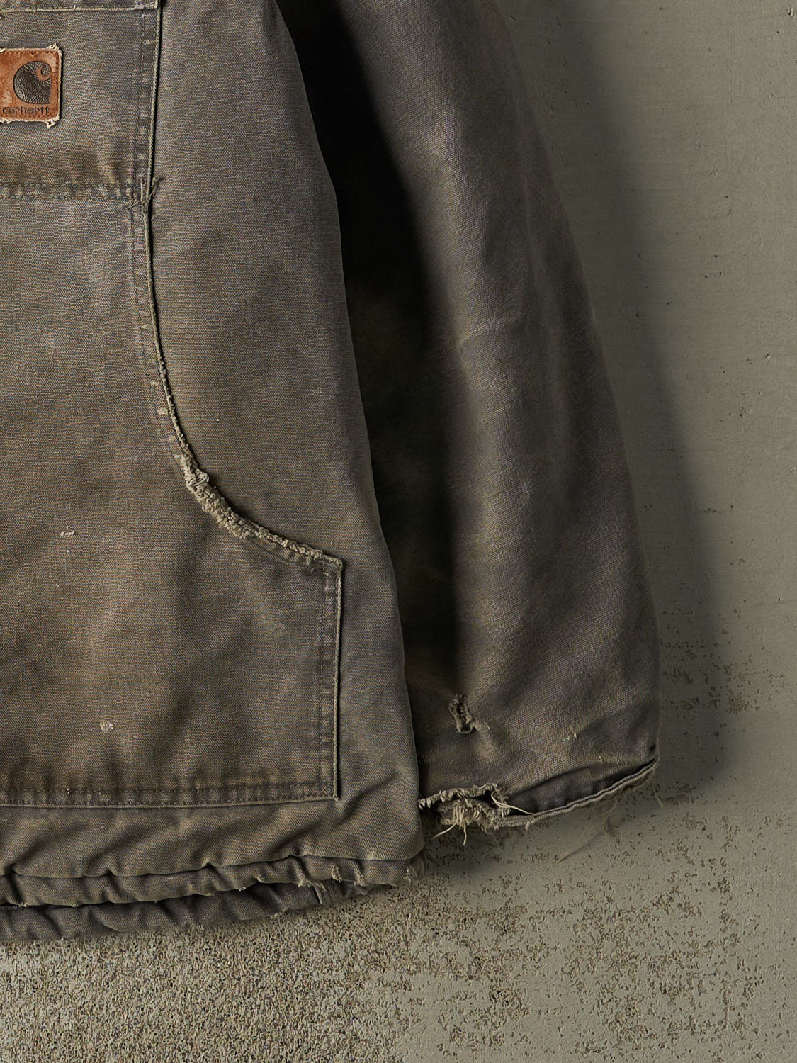 Vintage 90s Slate Grey Carhartt Arctic Jacket (XL)