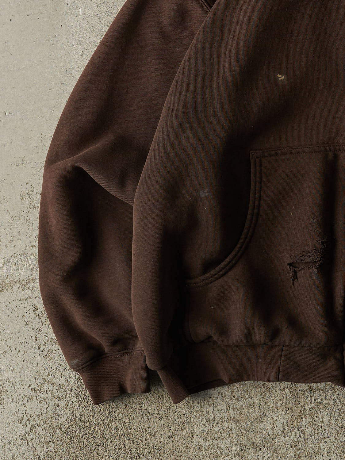 Vintage 90s Brown Carhartt Heavyweight Zip Up Hoodie (XL)