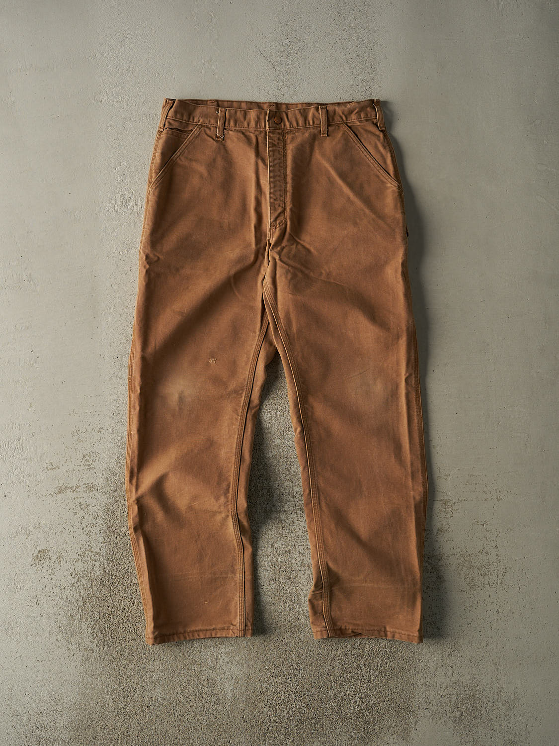 Vintage Y2K Camel Carhartt Fire Resistant Carpenter Pants (36x33)