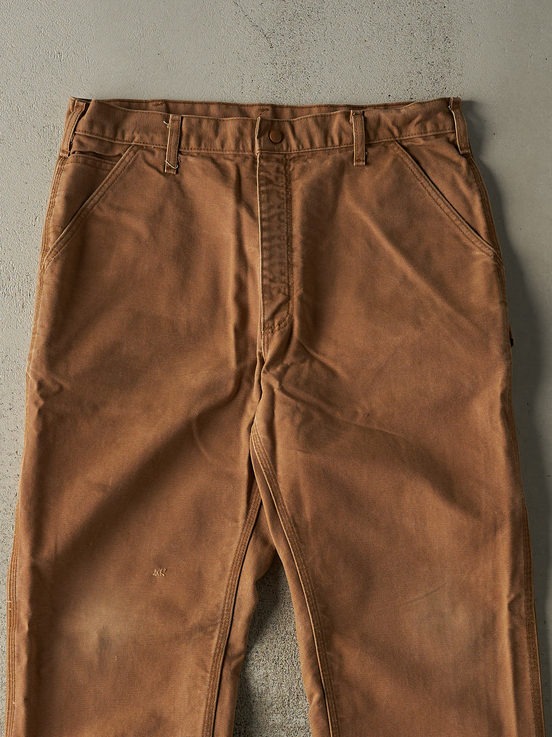Vintage Y2K Camel Carhartt Fire Resistant Carpenter Pants (36x33)