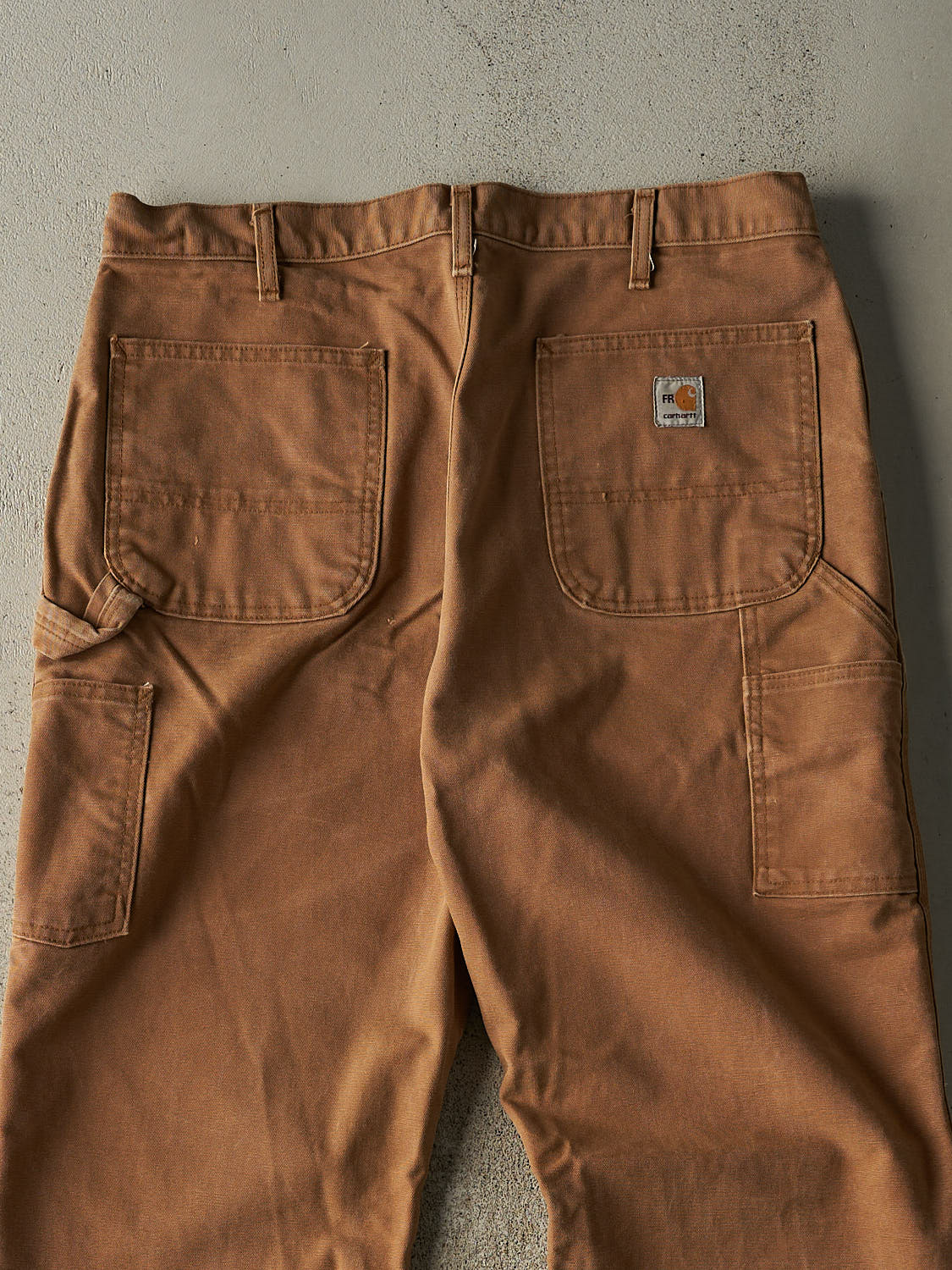 Vintage Y2K Camel Carhartt Fire Resistant Carpenter Pants (36x33)