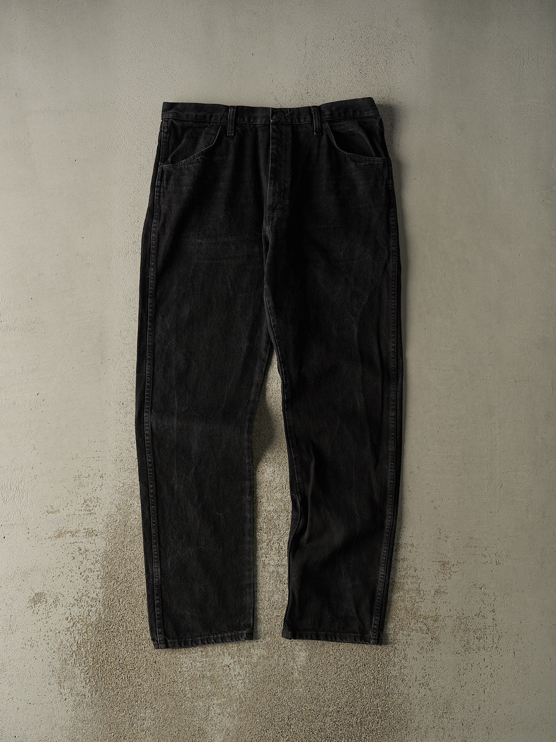 Vintage 90s Black Rustler Denim Pants (35x34)