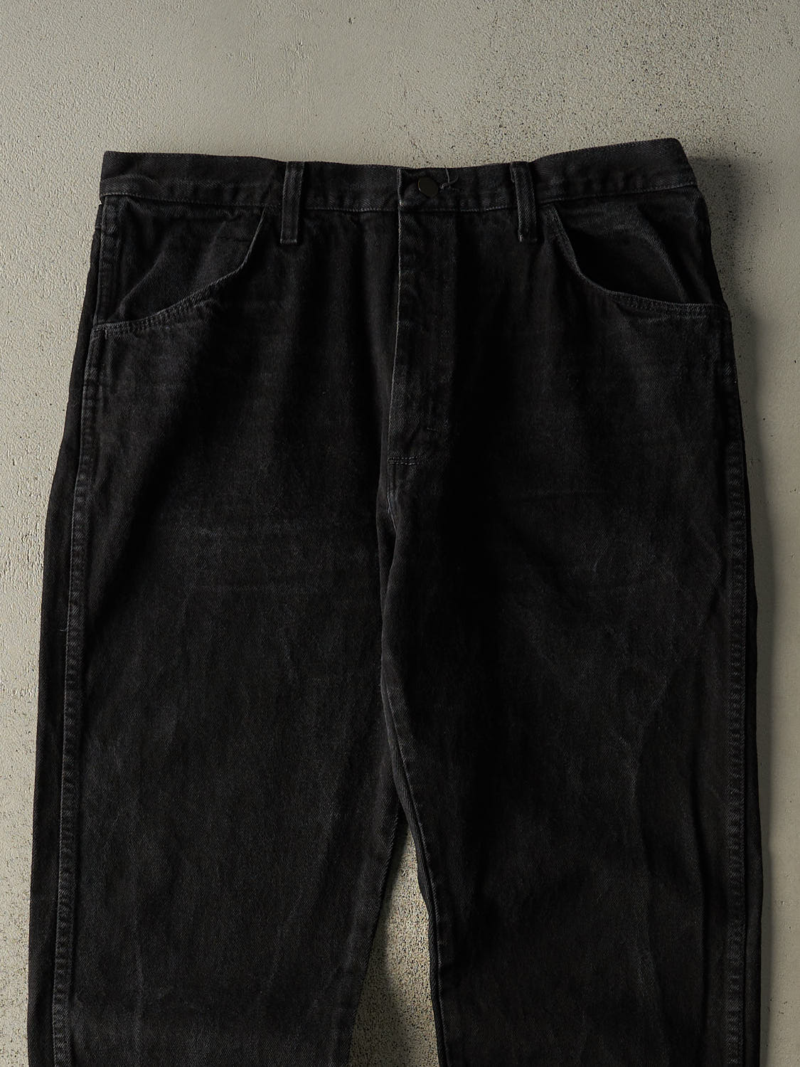 Vintage 90s Black Rustler Denim Pants (35x34)