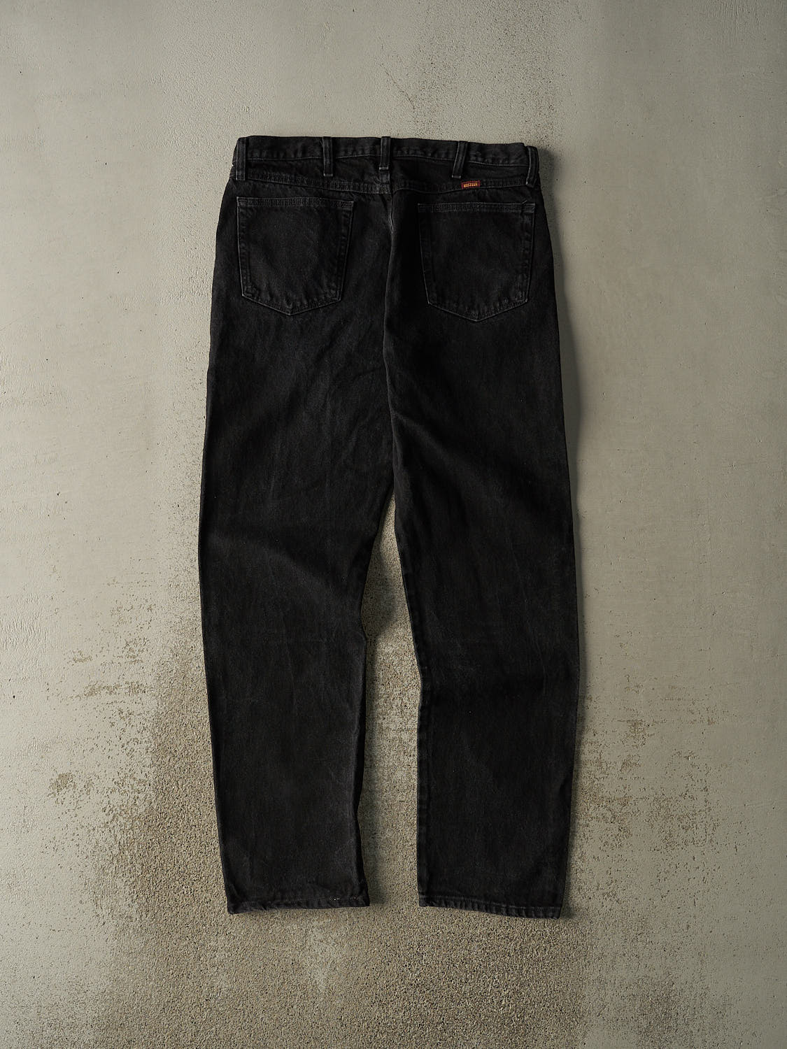 Vintage 90s Black Rustler Denim Pants (35x34)
