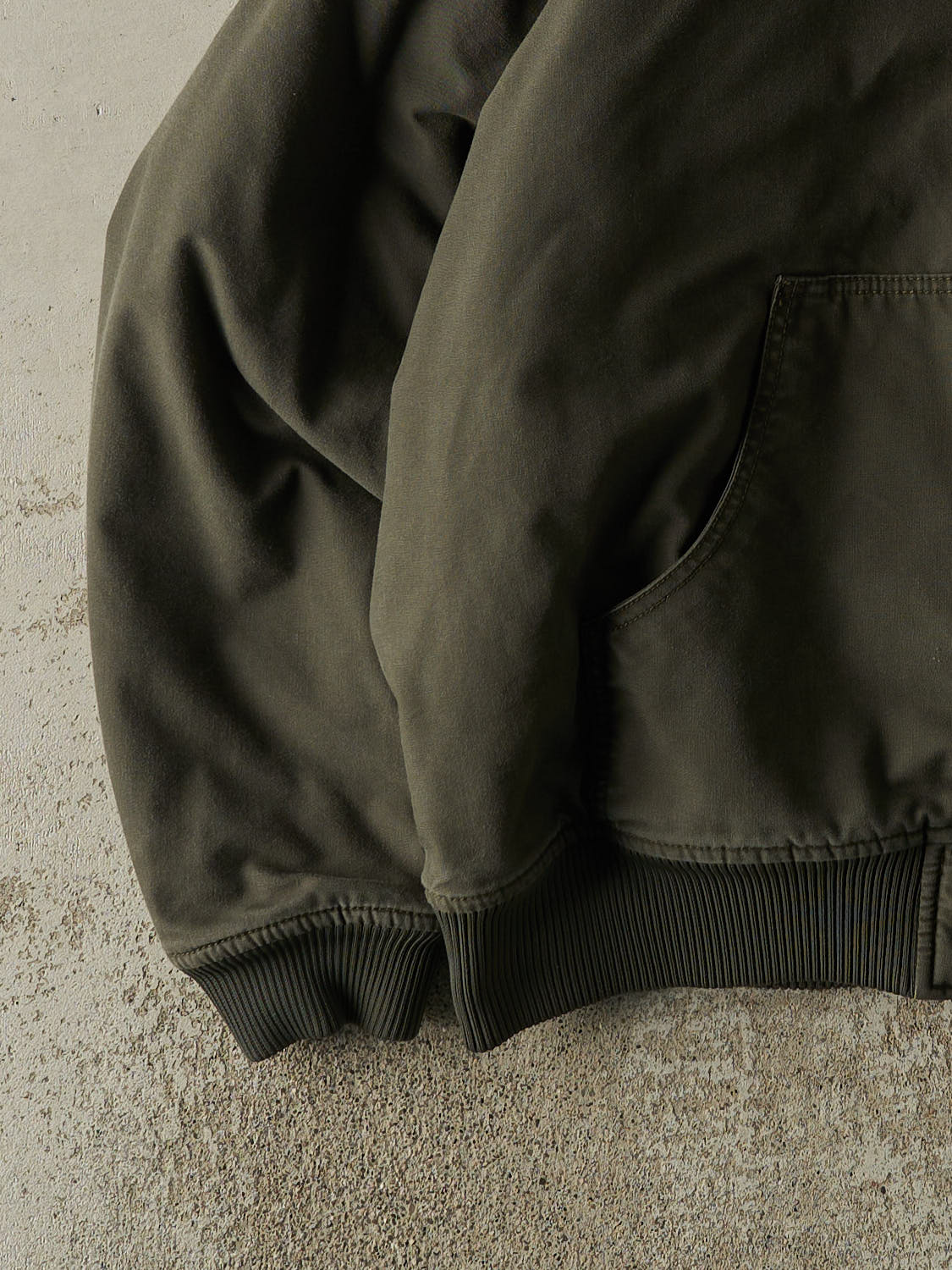 Vintage Y2K Green Carhartt Hooded Jacket (XXL)