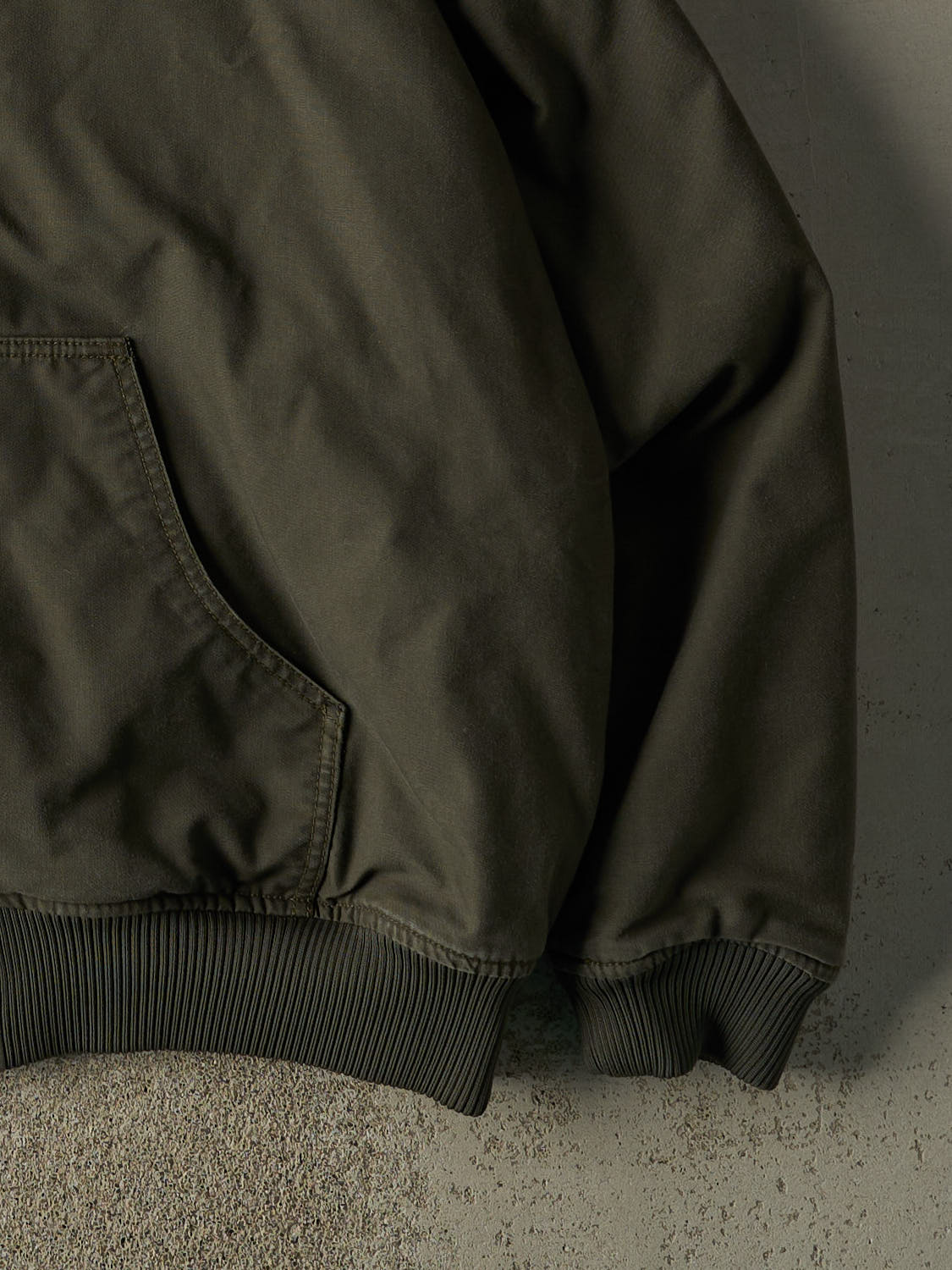 Vintage Y2K Green Carhartt Hooded Jacket (XXL)