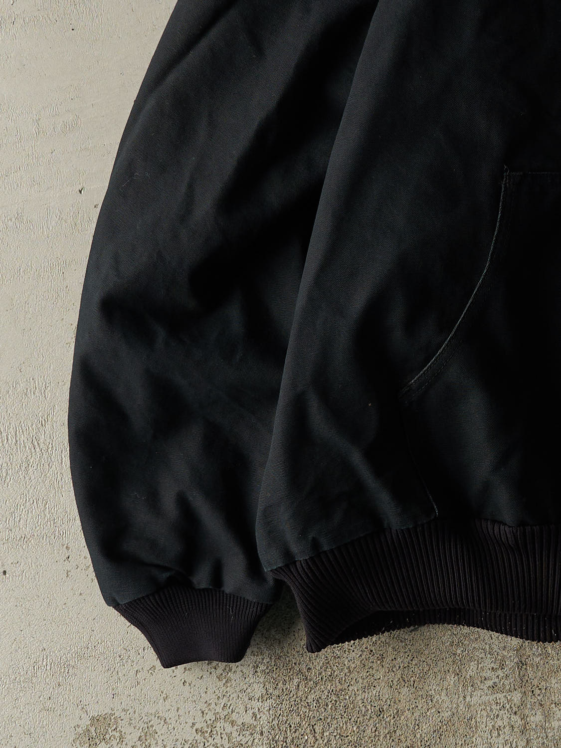 Vintage Y2K Black Carhartt Hooded Active Jacket (XXXL)