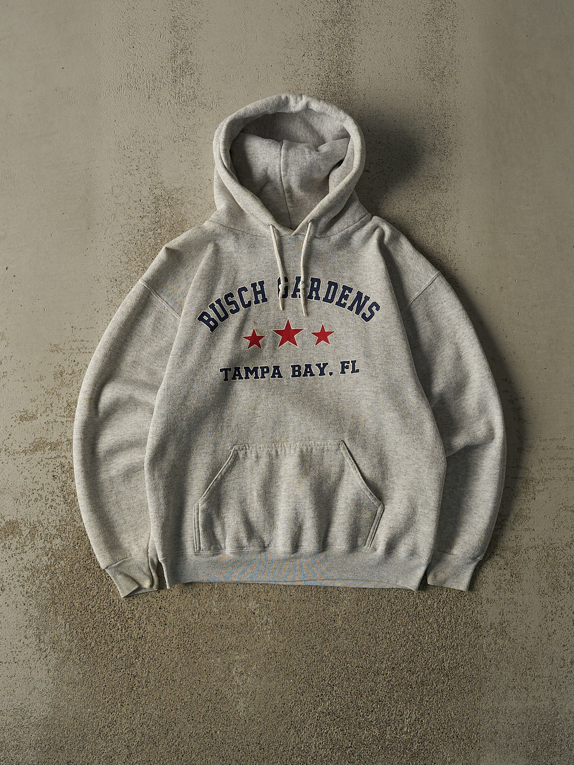 Vintage 90s Grey Busch Gardens Hoodie (S)