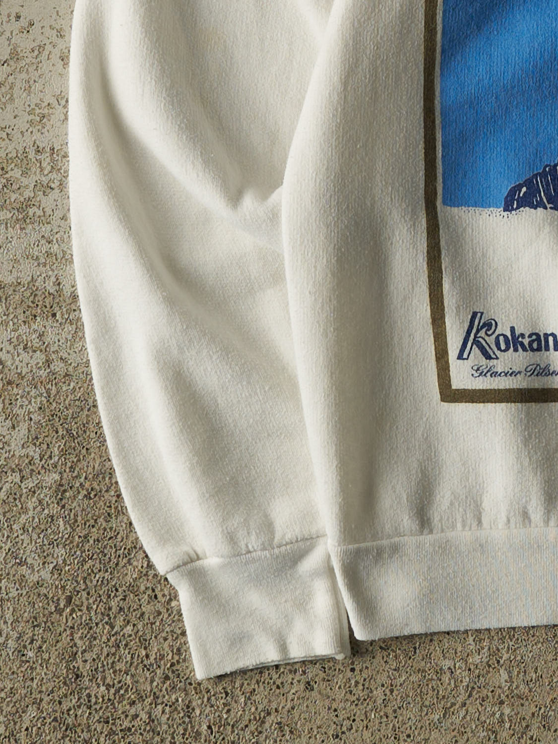 Vintage 80s White Club Kokanee Crewneck (XS)