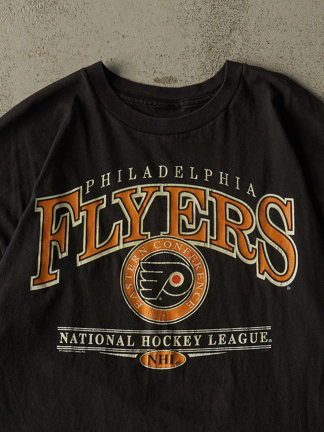 Vintage 90s Black Philadelphia Flyers Tee (XL)
