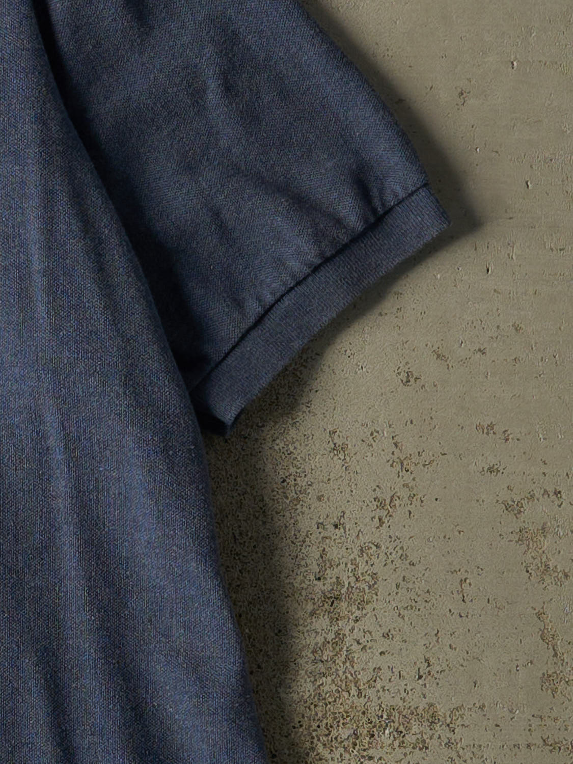 Vintage 90s Blue Polo Embroidered Quarter Button Tee (XL)