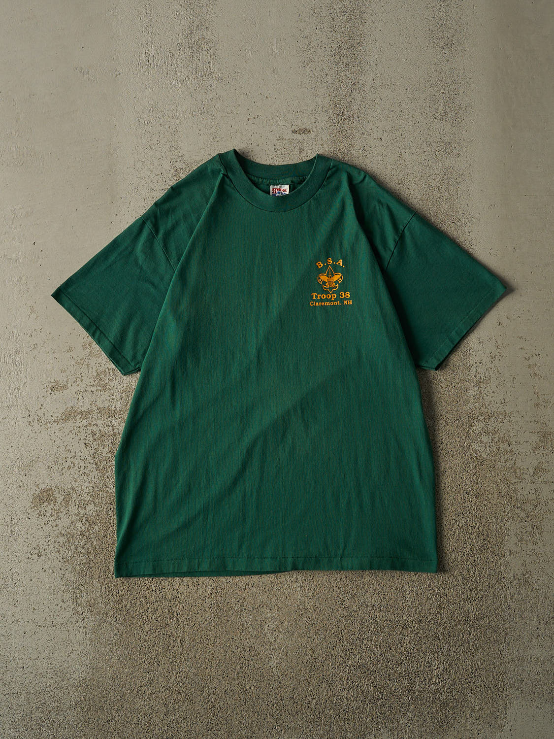 Vintage 90s Green Boy Scouts of America Single Stitch Tee (L)