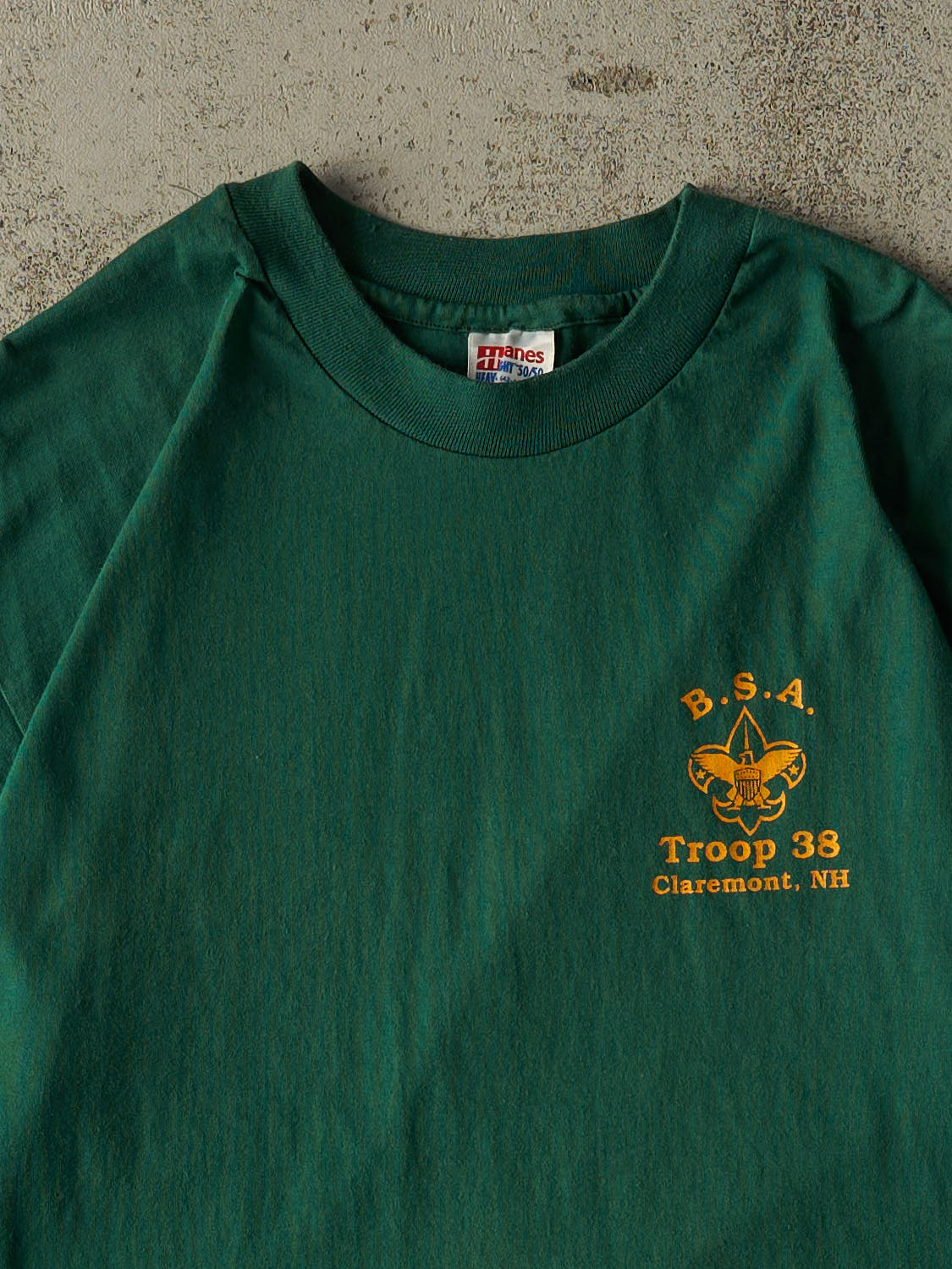 Vintage 90s Green Boy Scouts of America Single Stitch Tee (L)