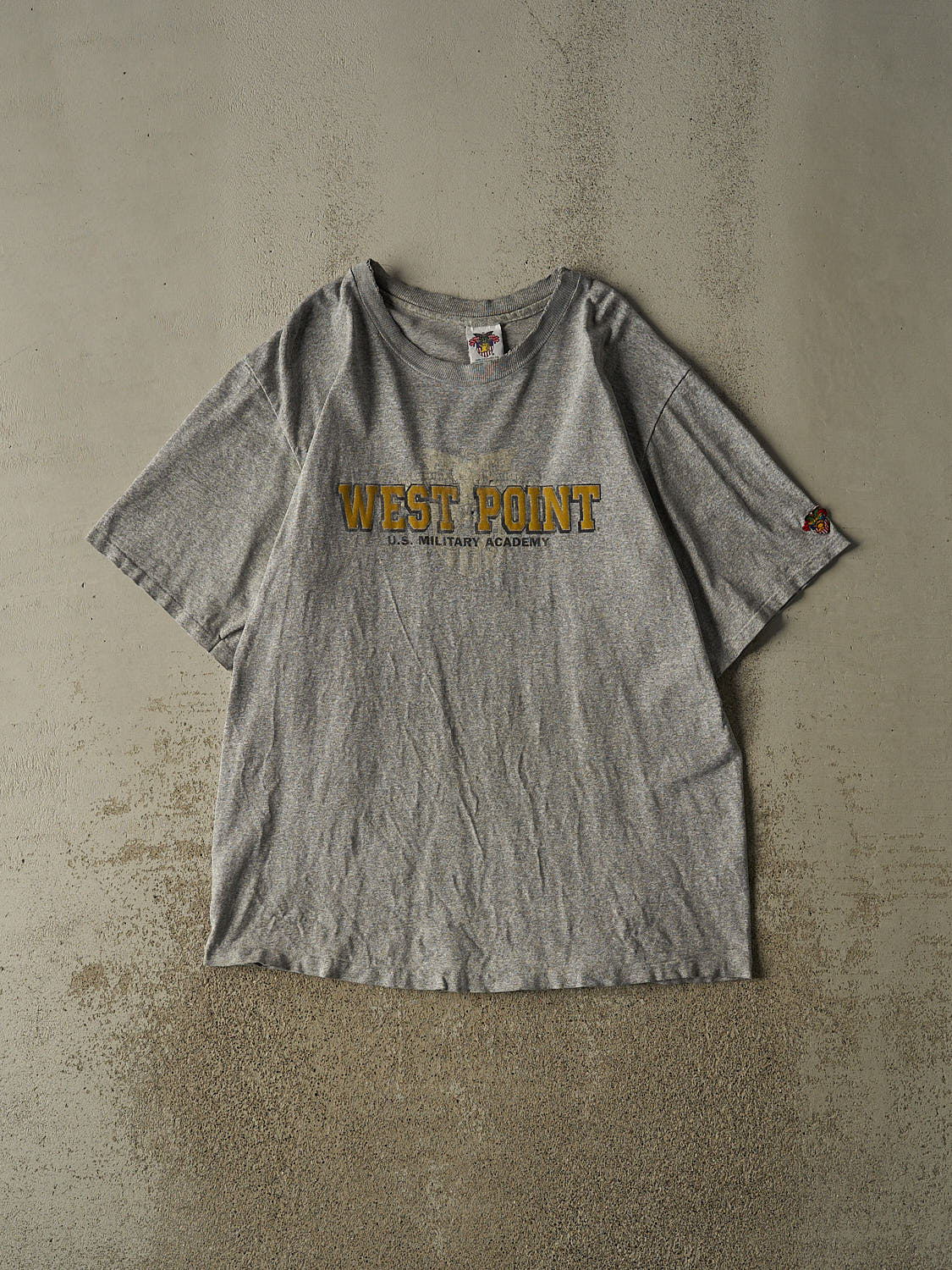 Vintage 90s Grey West Point US Military Academy Tee (XL/XXL)