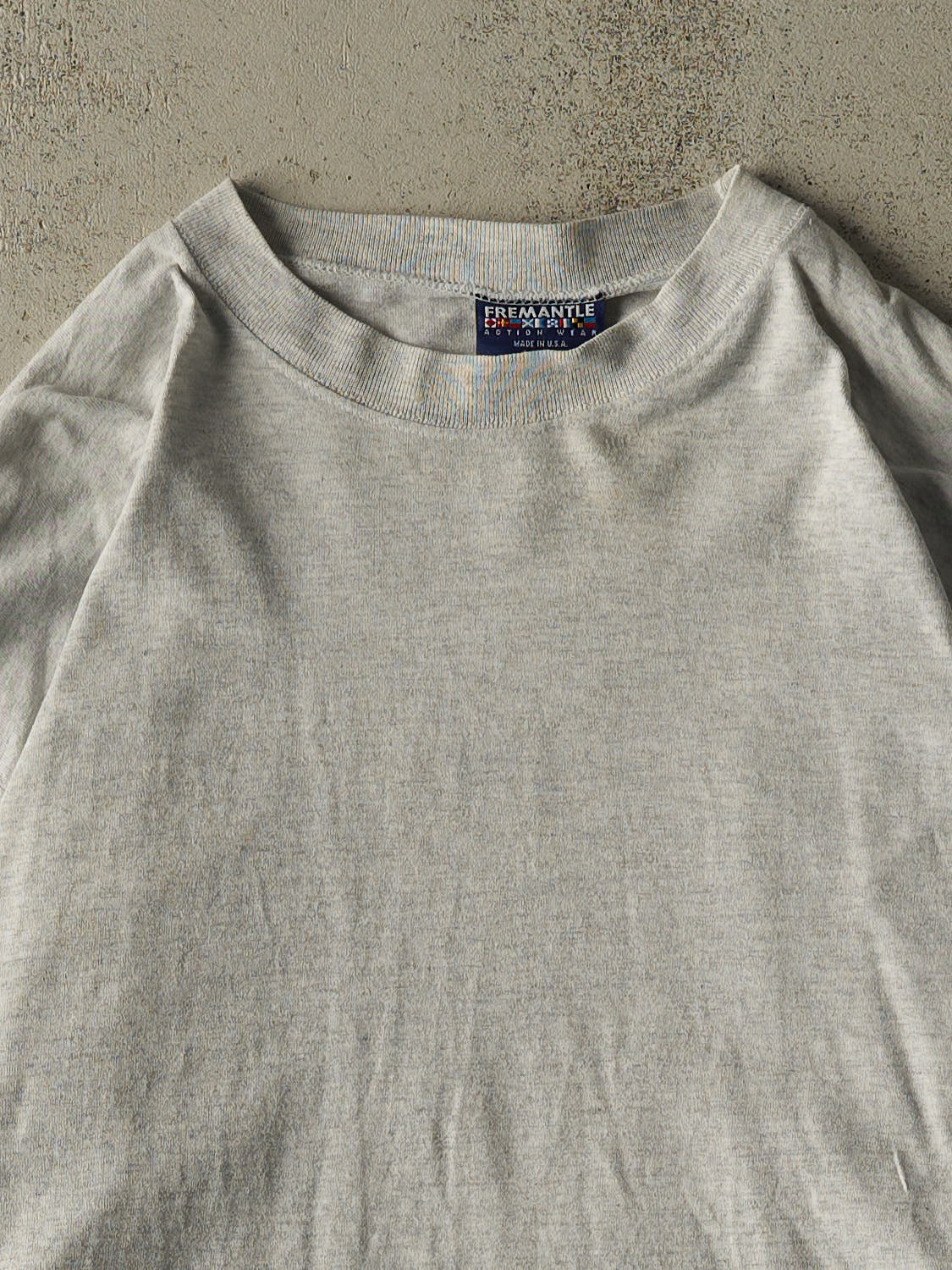 Vintage 90s Grey Blank Long Sleeve (XL/XXL)