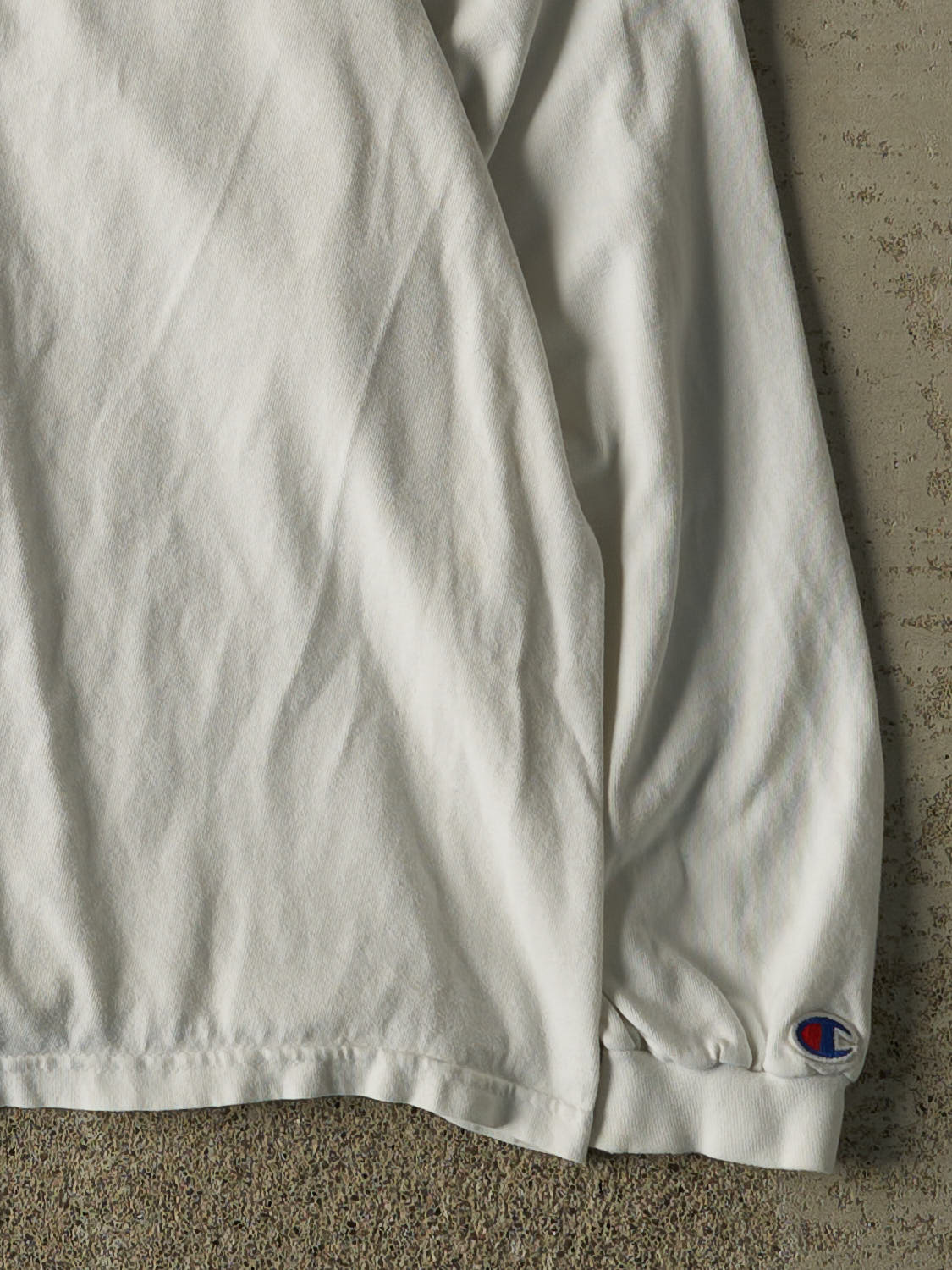 Vintage 90s White University of Oregon x Champion Long Sleeve (L/XL)